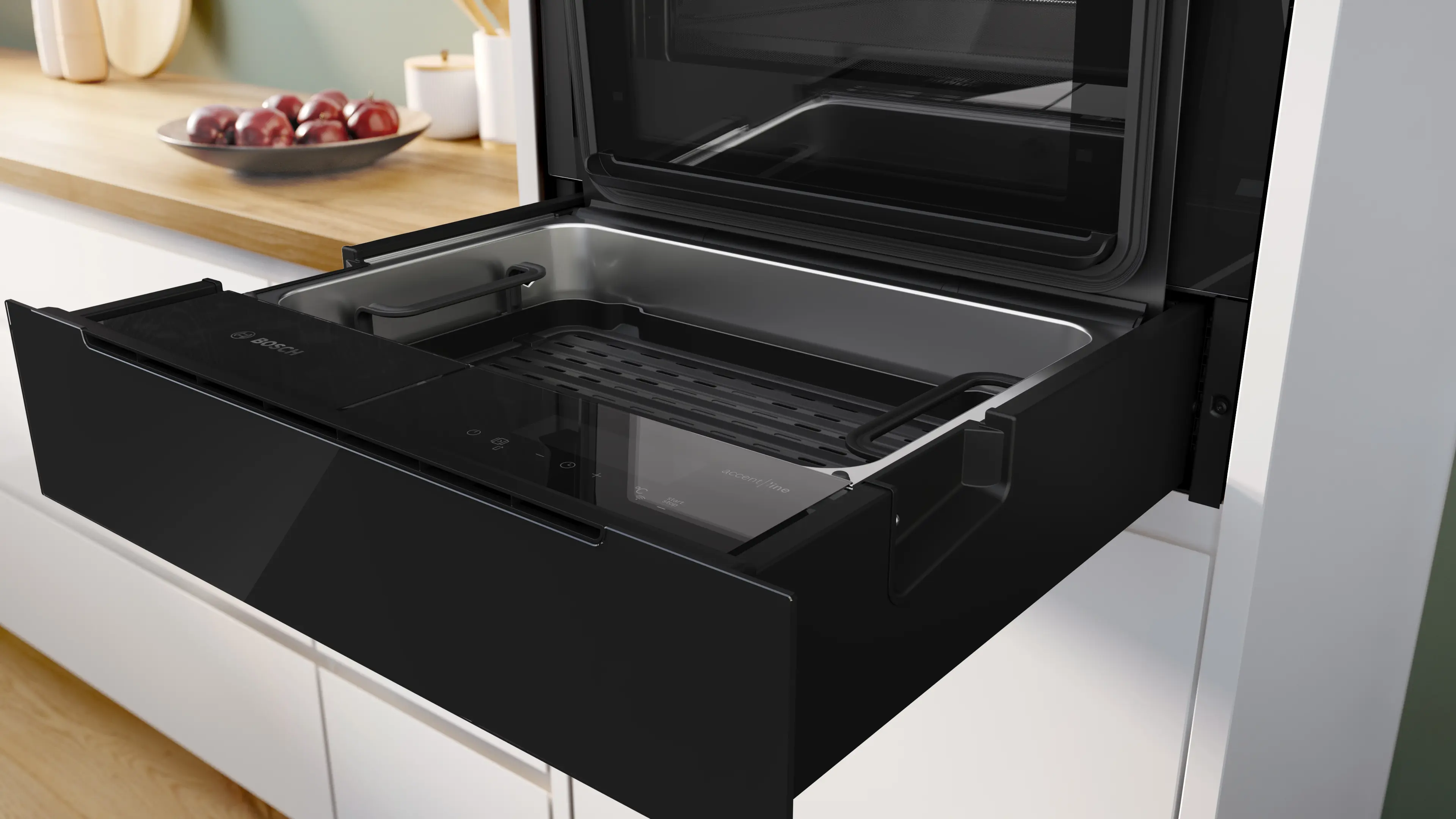 Bosch BDC9111B0 - sertar de aburi încorporabil, Accent Line, Seria 8, 60 cm, Matt Black [3]
