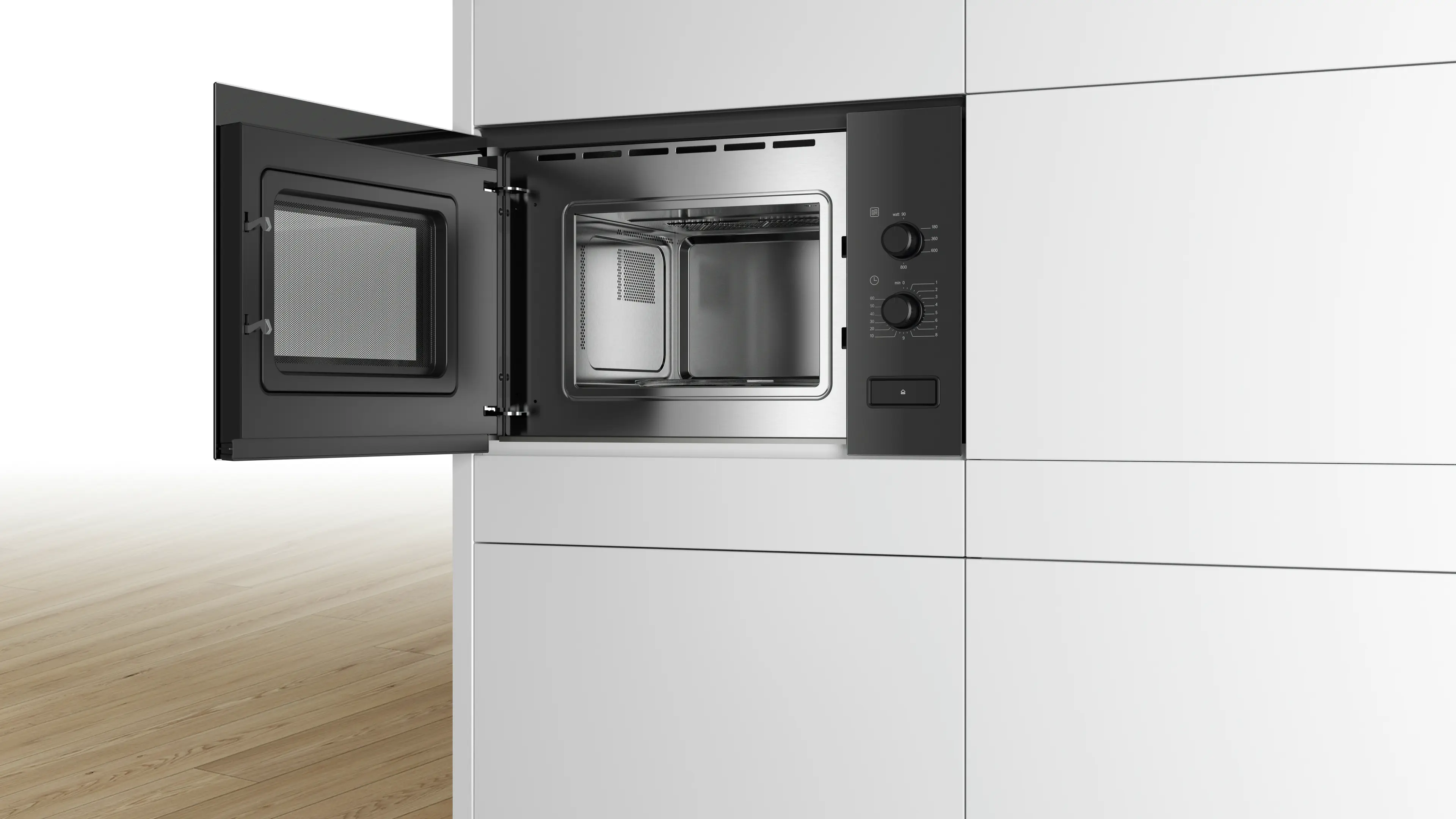 Bosch BFL520MB0 - cuptor cu microunde încorporabil, Seria 4, 20 litri, Negru [4]