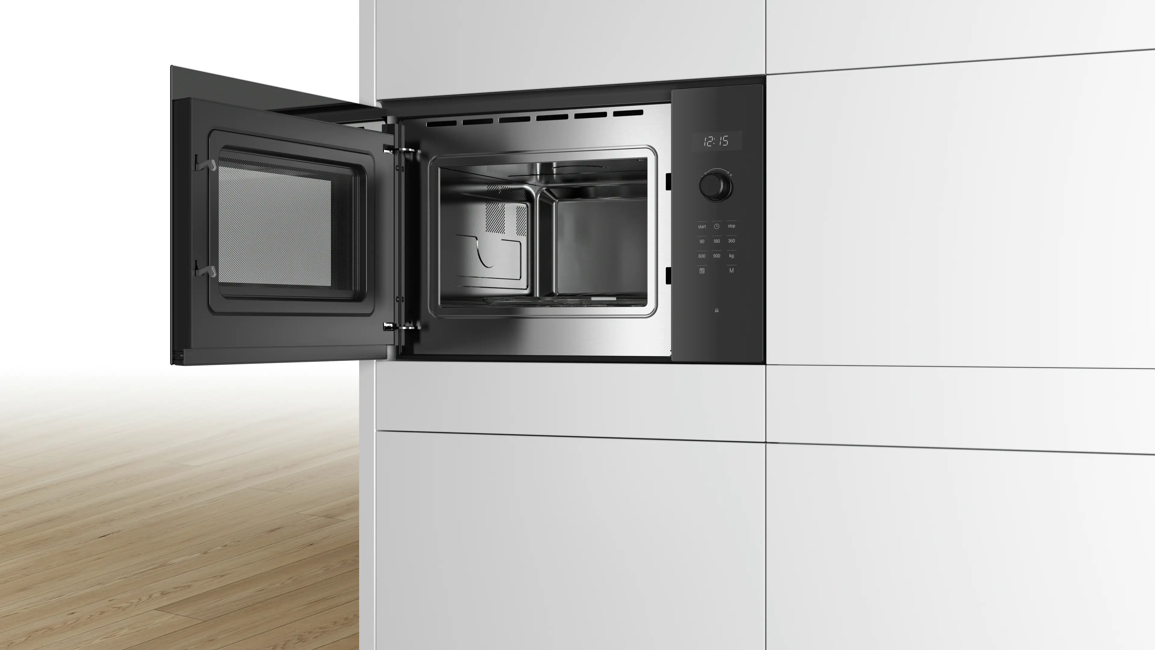 Bosch BFL554MB0 - cuptor cu microunde încorporabil, Seria 6, 25 litri, Negru [3]