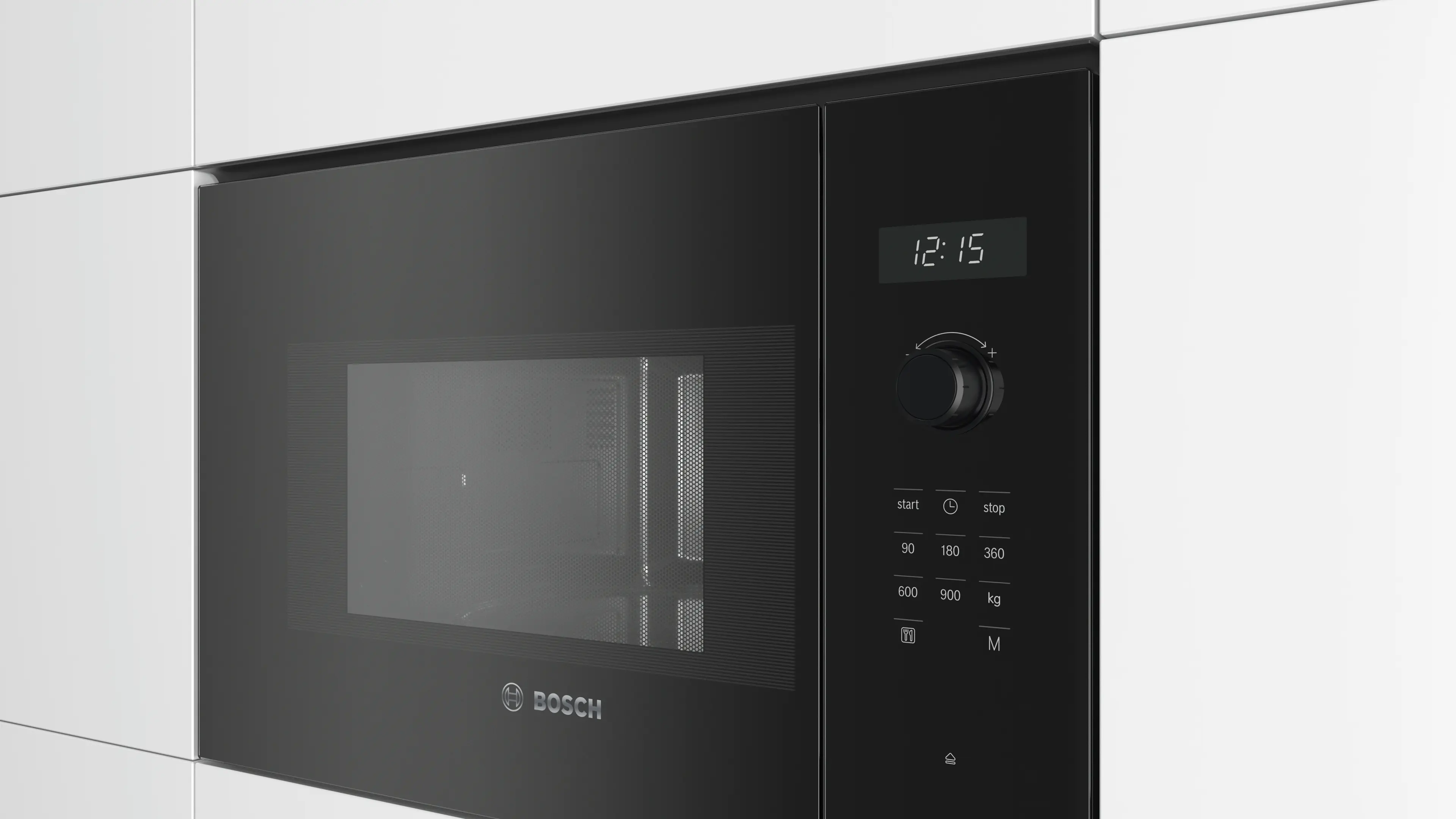 Bosch BFL554MB0 - cuptor cu microunde încorporabil, Seria 6, 25 litri, Negru [2]