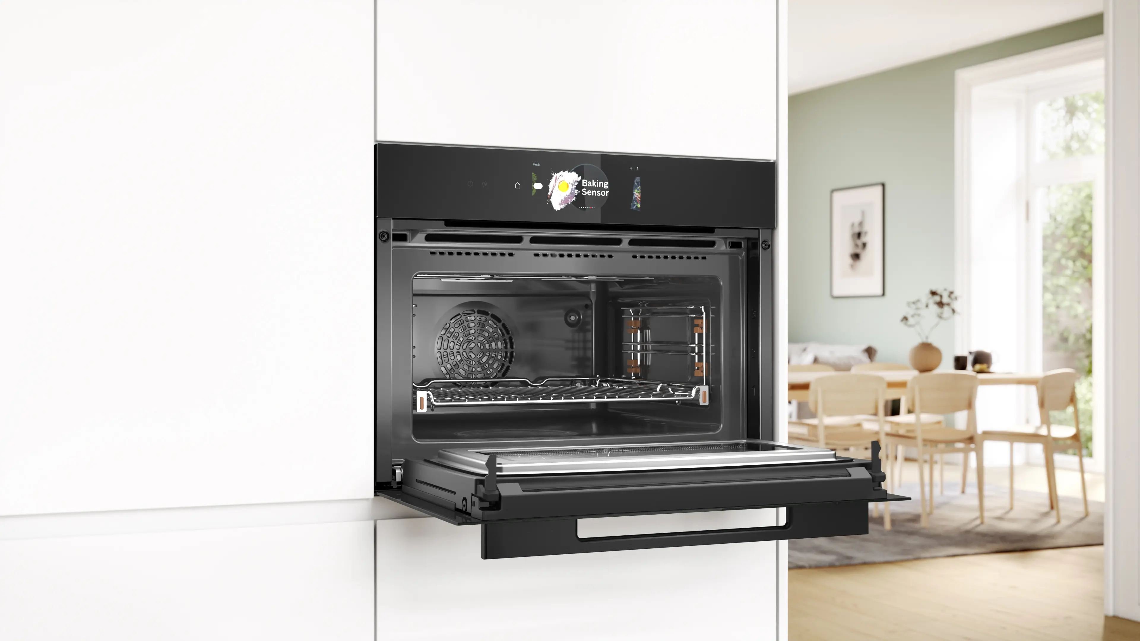 Bosch CMG978NB1 - cuptor compact multifuncțional cu opțiune de microunde, încorporabil, Seria 8, 60 x 45 cm, Negru [4]