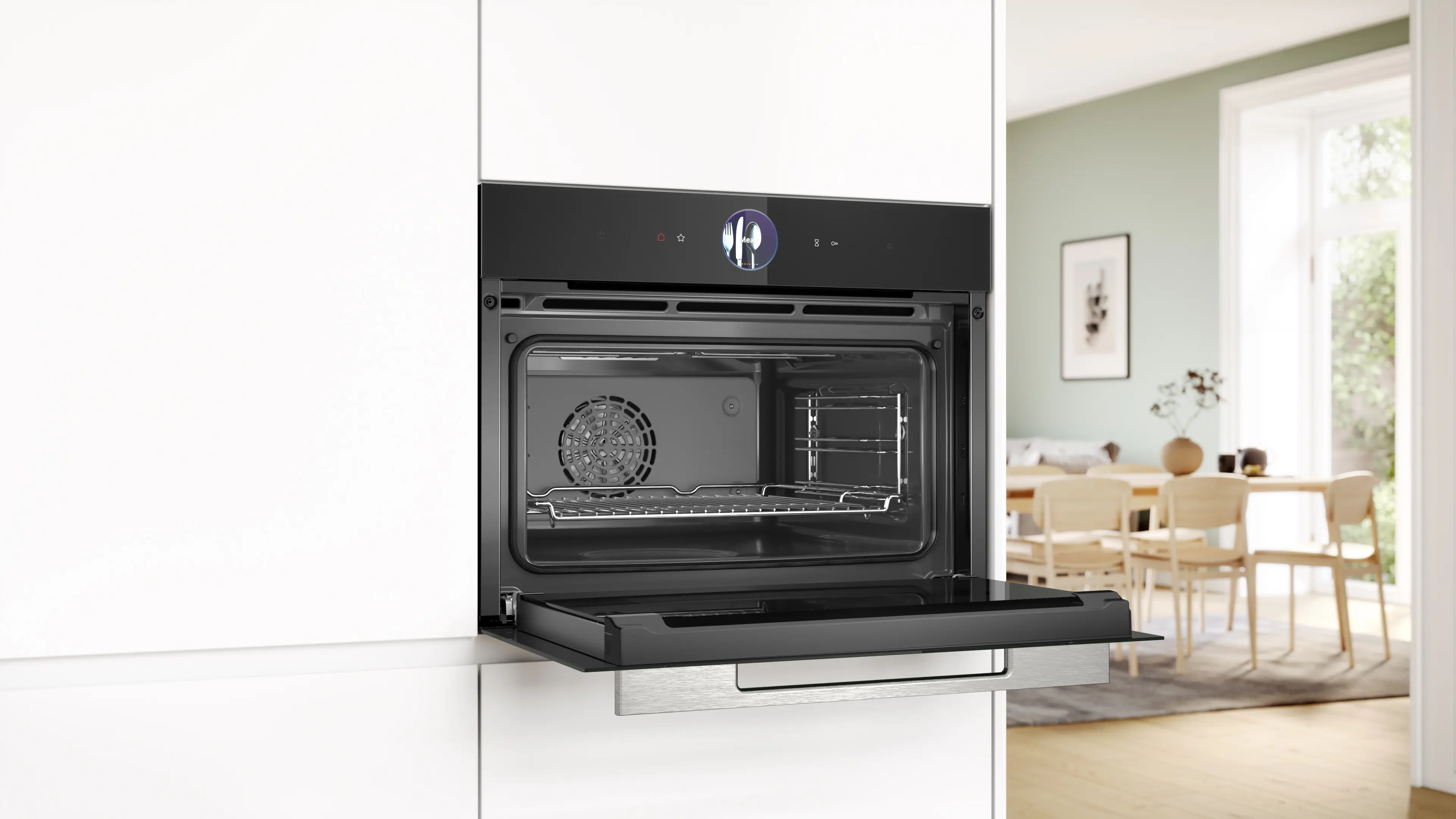 Bosch CSG7361B1 - cuptor compact cu funcție de abur, Seria 8, încorporabil 60 x 45 cm, Negru, 47 litri [4]