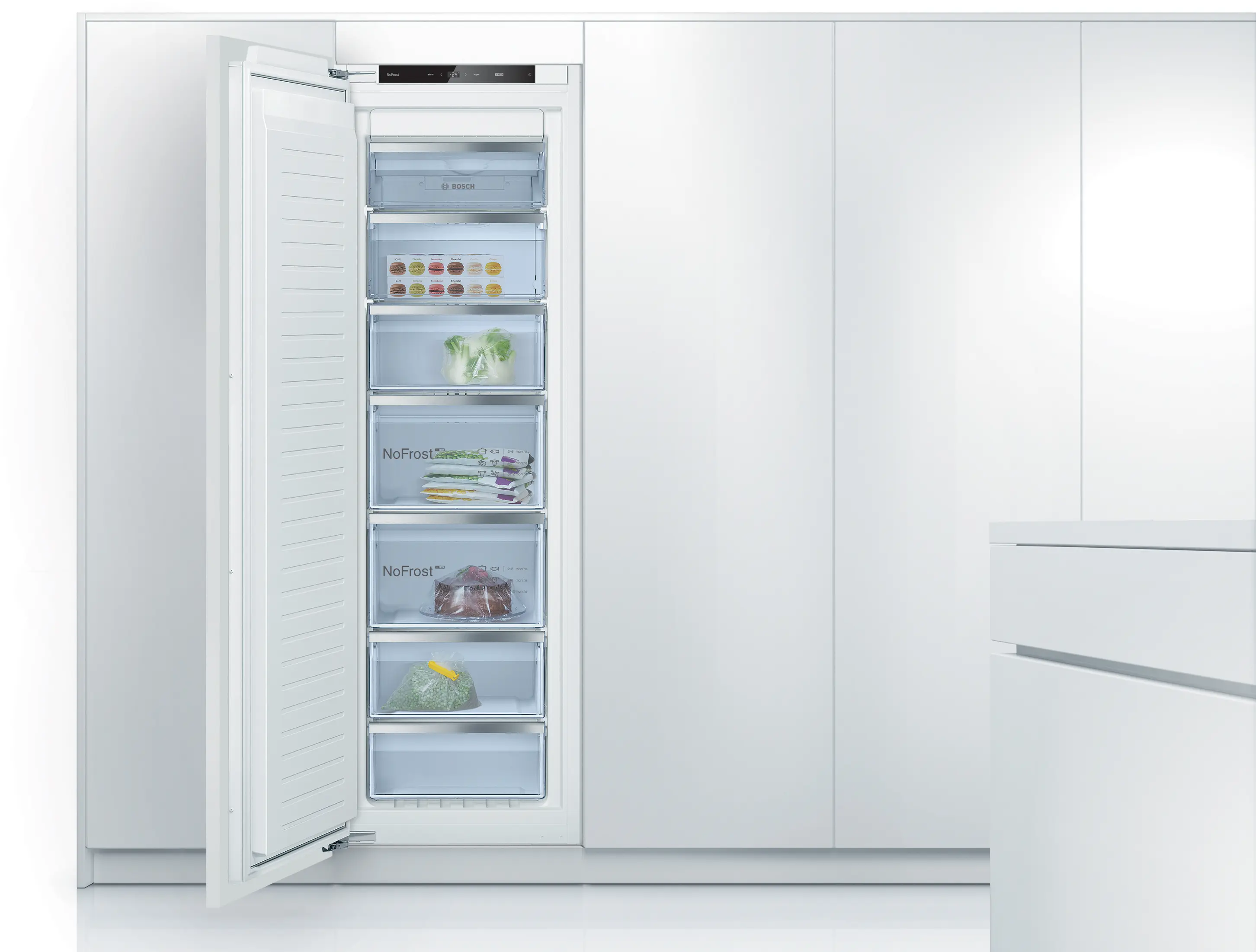 Bosch GIN81VEE0 - congelator încorporabil, Seria 4, 177.2 cm, No Frost, VarioZone, 212 litri [2]