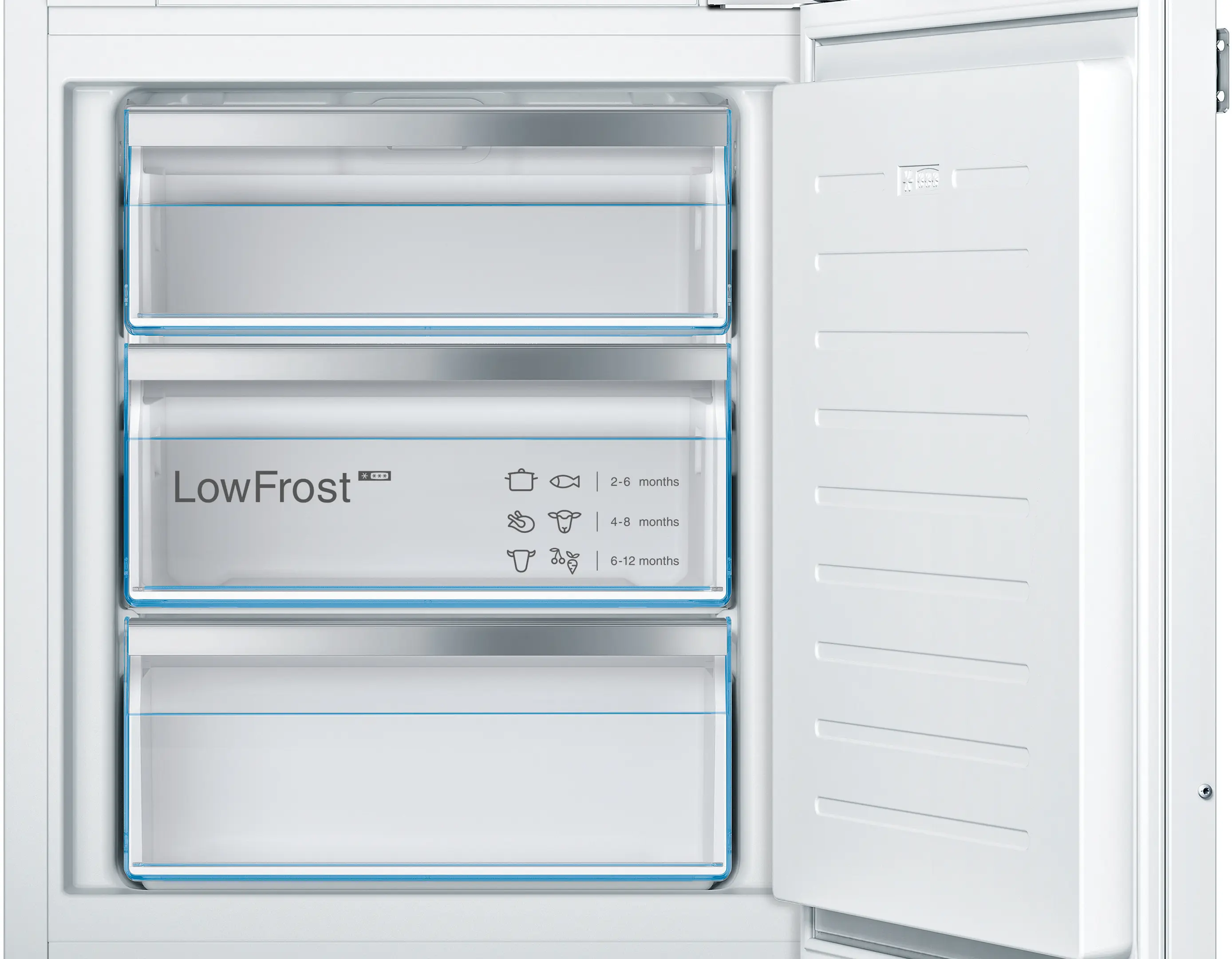 Bosch GIV11AFE0 - congelator încorporabil compact, Seria 4, 71.2 cm, LowFrost, 72 litri [4]