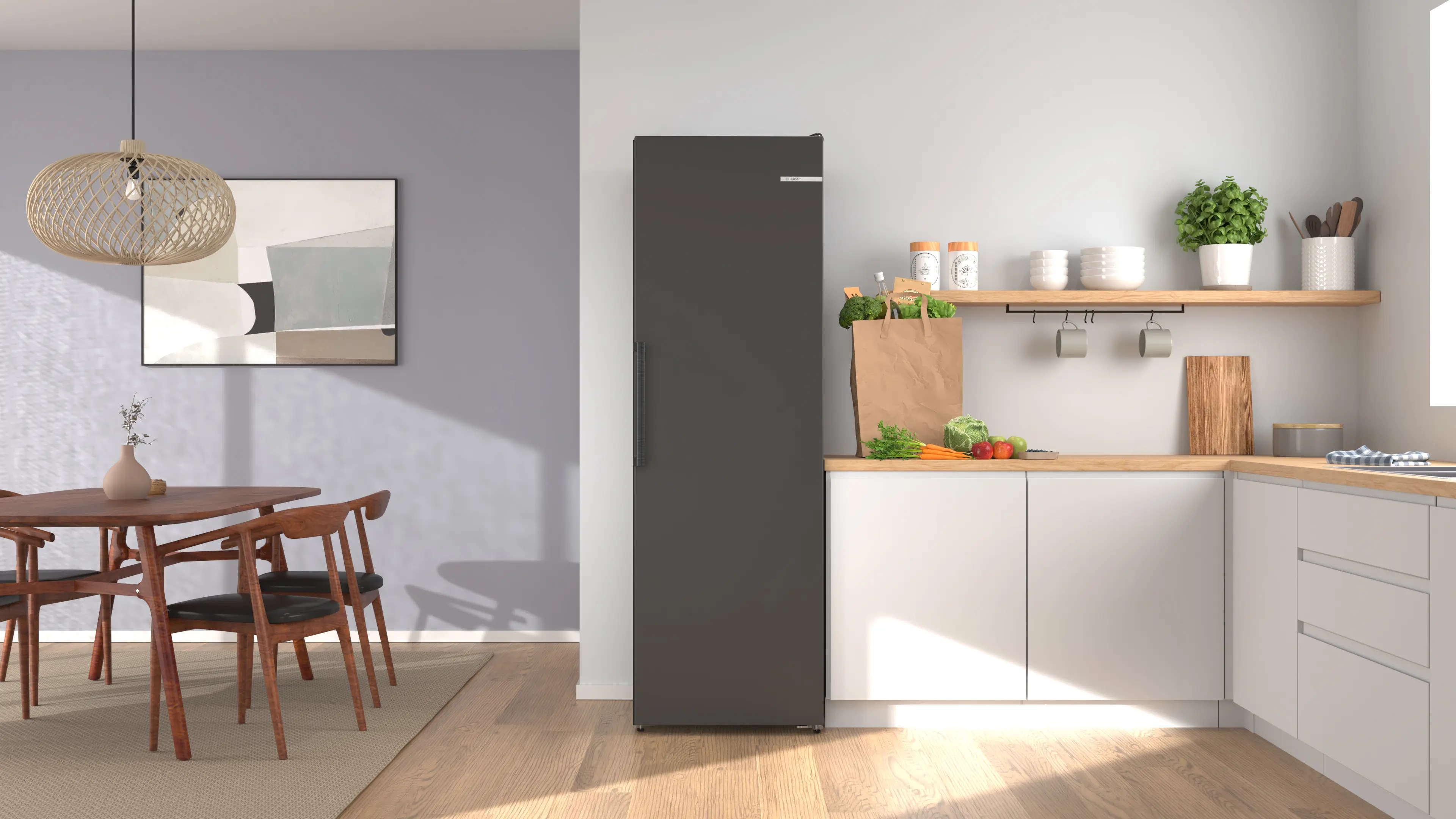 Bosch GSN36VCCG - congelator independent, Seria 4, Graphite, No Frost, 334 litri [2]