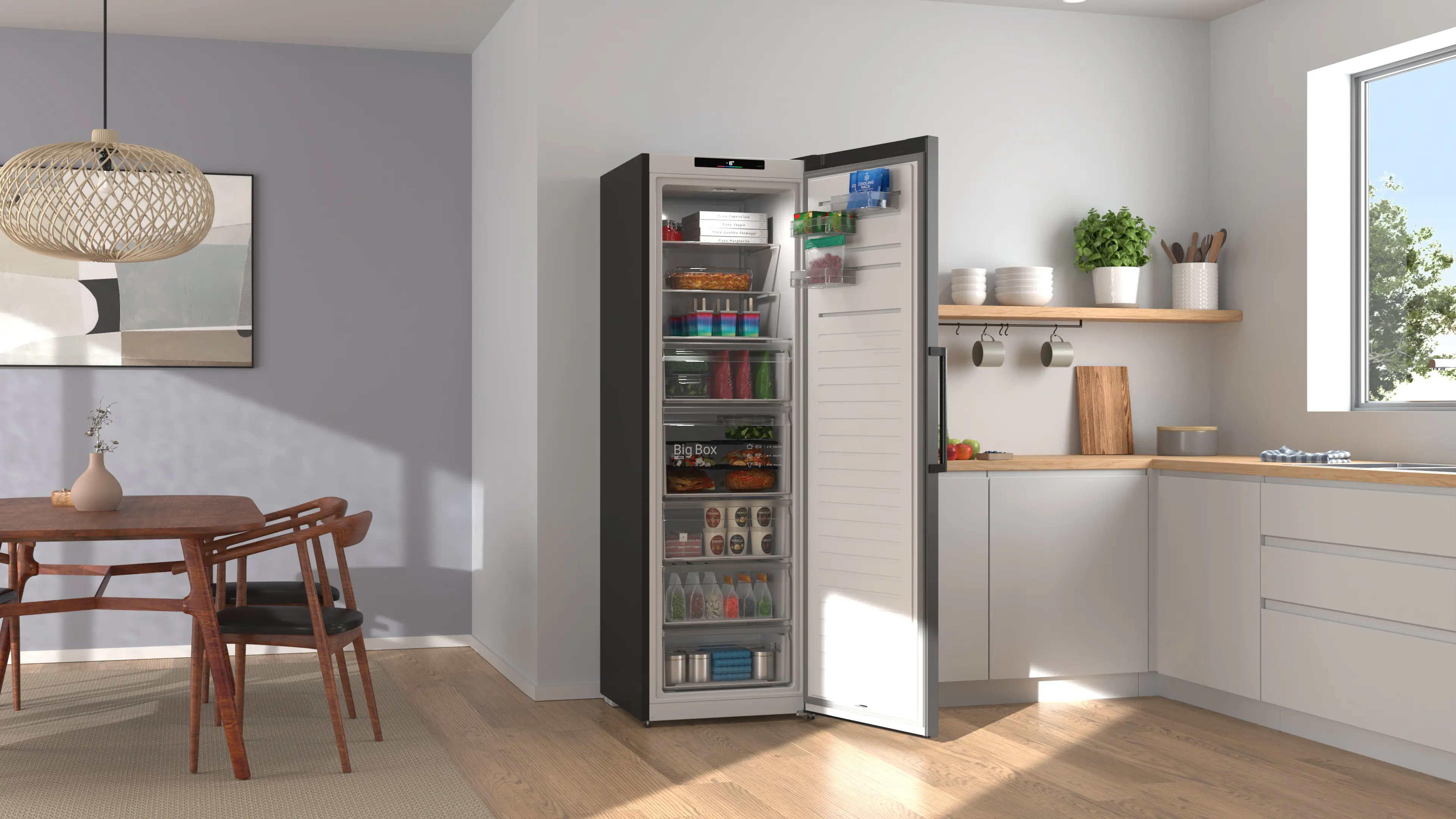 Bosch GSN36VCCG - congelator independent, Seria 4, Graphite, No Frost, 334 litri [3]
