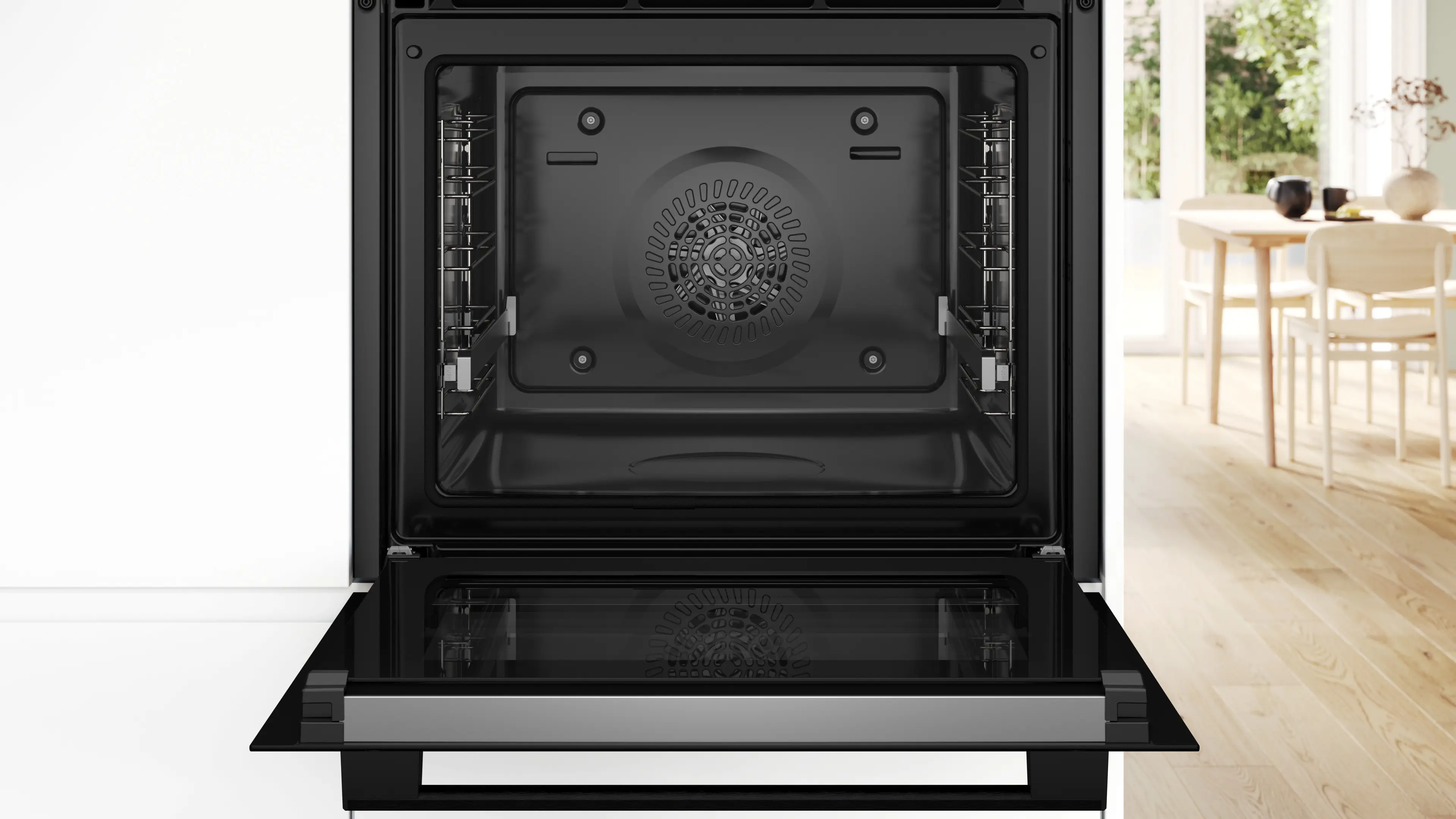 Bosch HBA4720B3 - cuptor multifuncțional încorporabil, 60x60 cm, negru, autocurățare pirolitică, 71 litri [3]