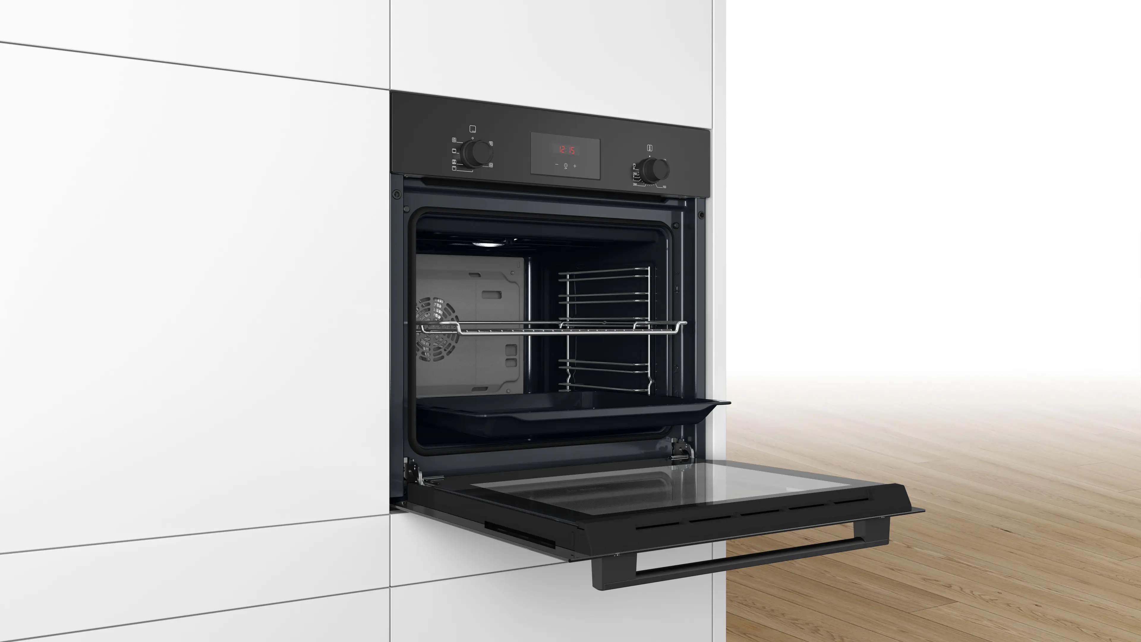 Bosch HBF133BA1 - cuptor multifuncțional încorporabil, 60x60 cm, negru, autocurățare EcoClean Direct, 66 litri [4]