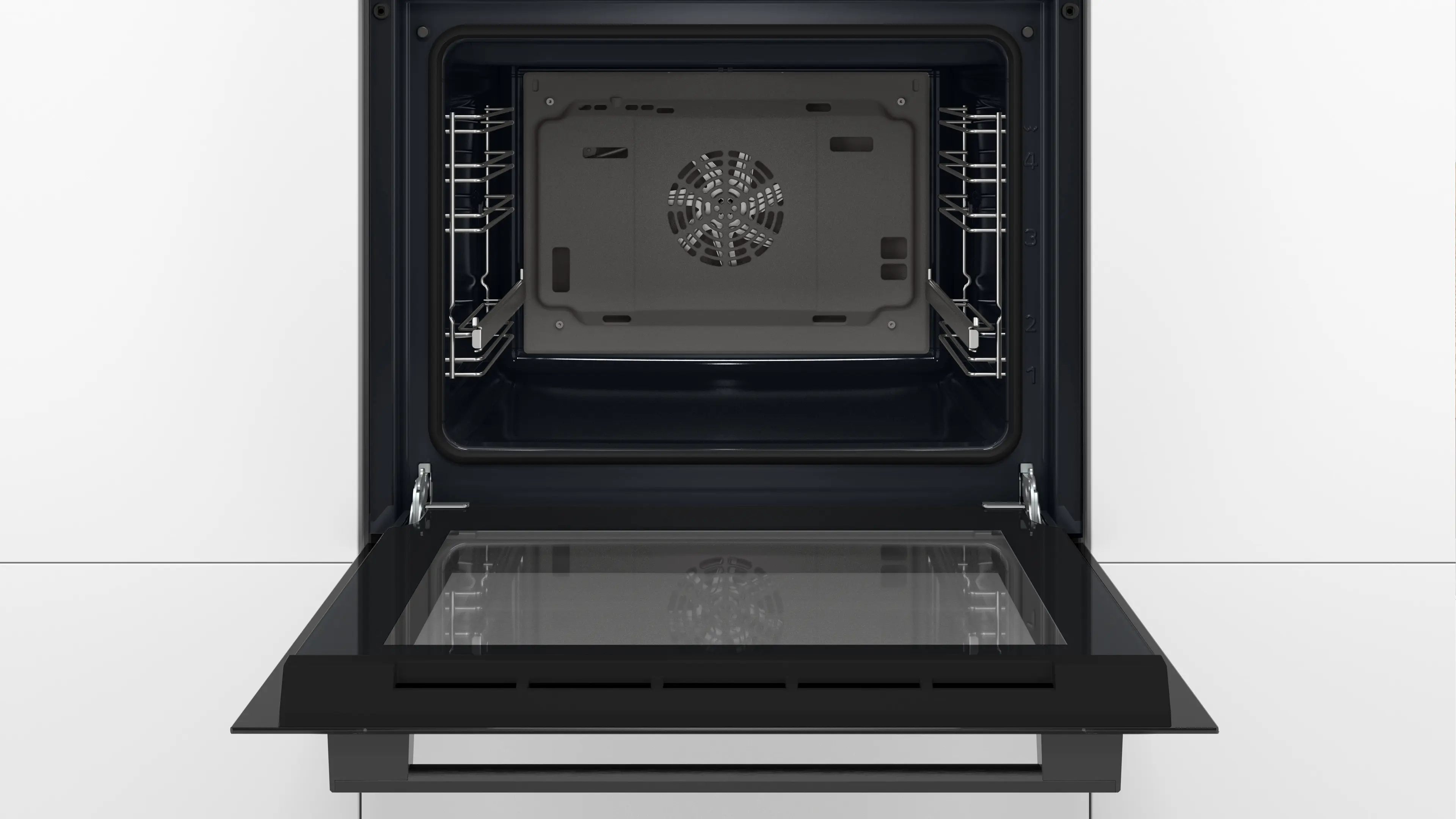 Bosch HBF134EB2 - cuptor multifuncțional încorporabil, 60x60 cm, negru, grill, autocurățare EcoClean Direct, 66 litri [3]