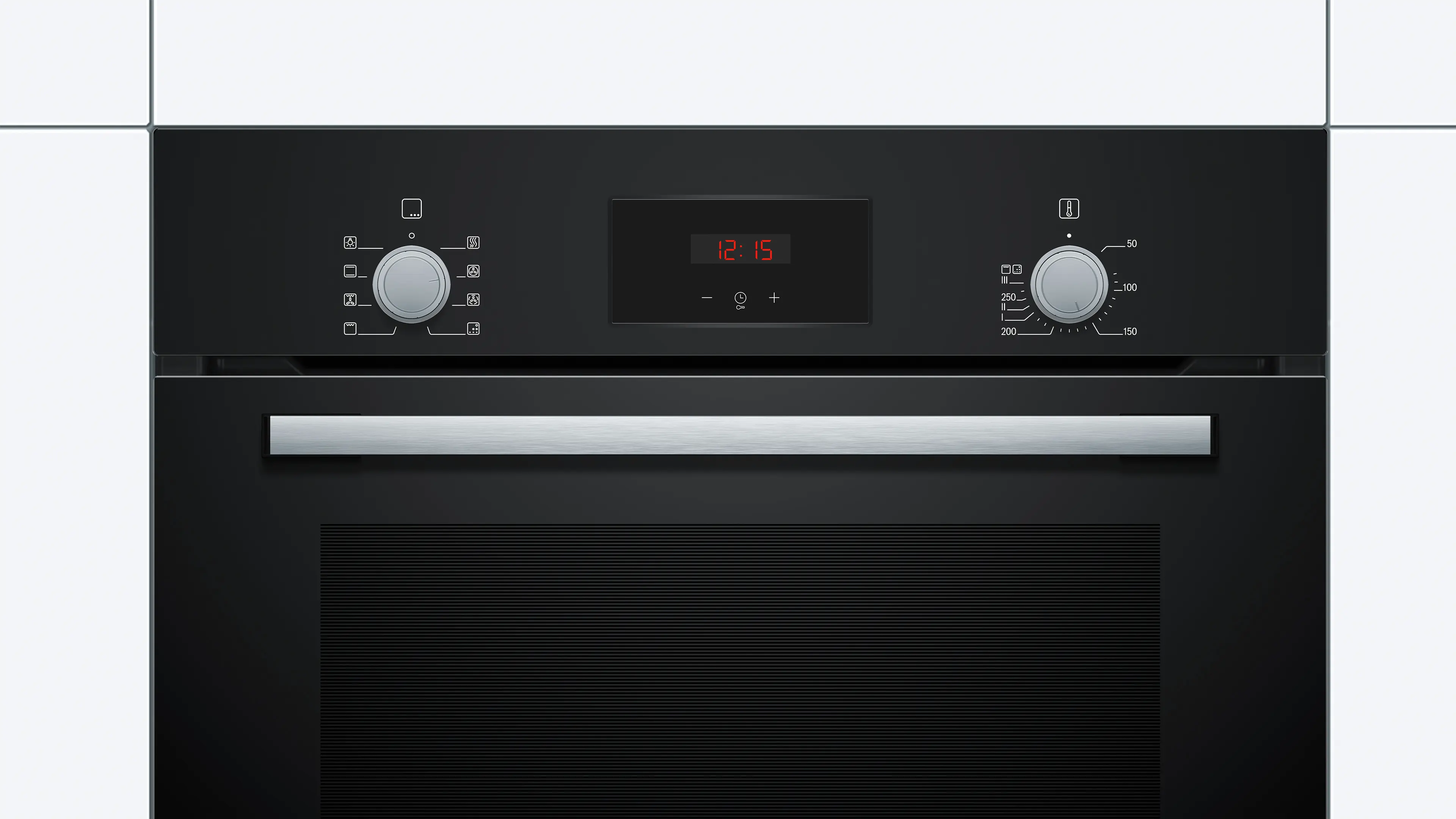 Bosch HBF153BB0 - cuptor multifuncțional încorporabil, 60x60 cm, negru, autocurățare EcoClean Direct, 66 litri [2]