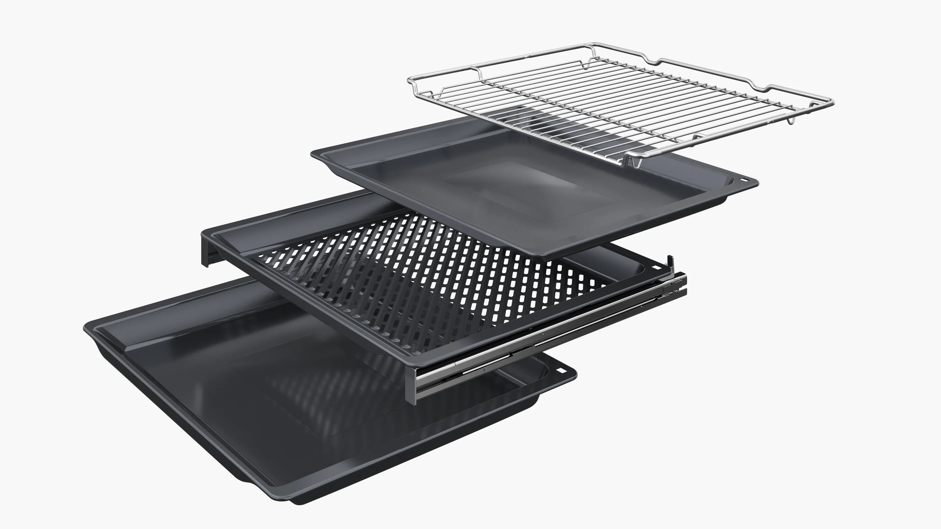 Bosch HBG976MB1 - cuptor multifuncțional încorporabil, Seria 8 Accent Line Carbon Black, 60x60 cm, Home Connect, 71 litri, clasa A+ [3]