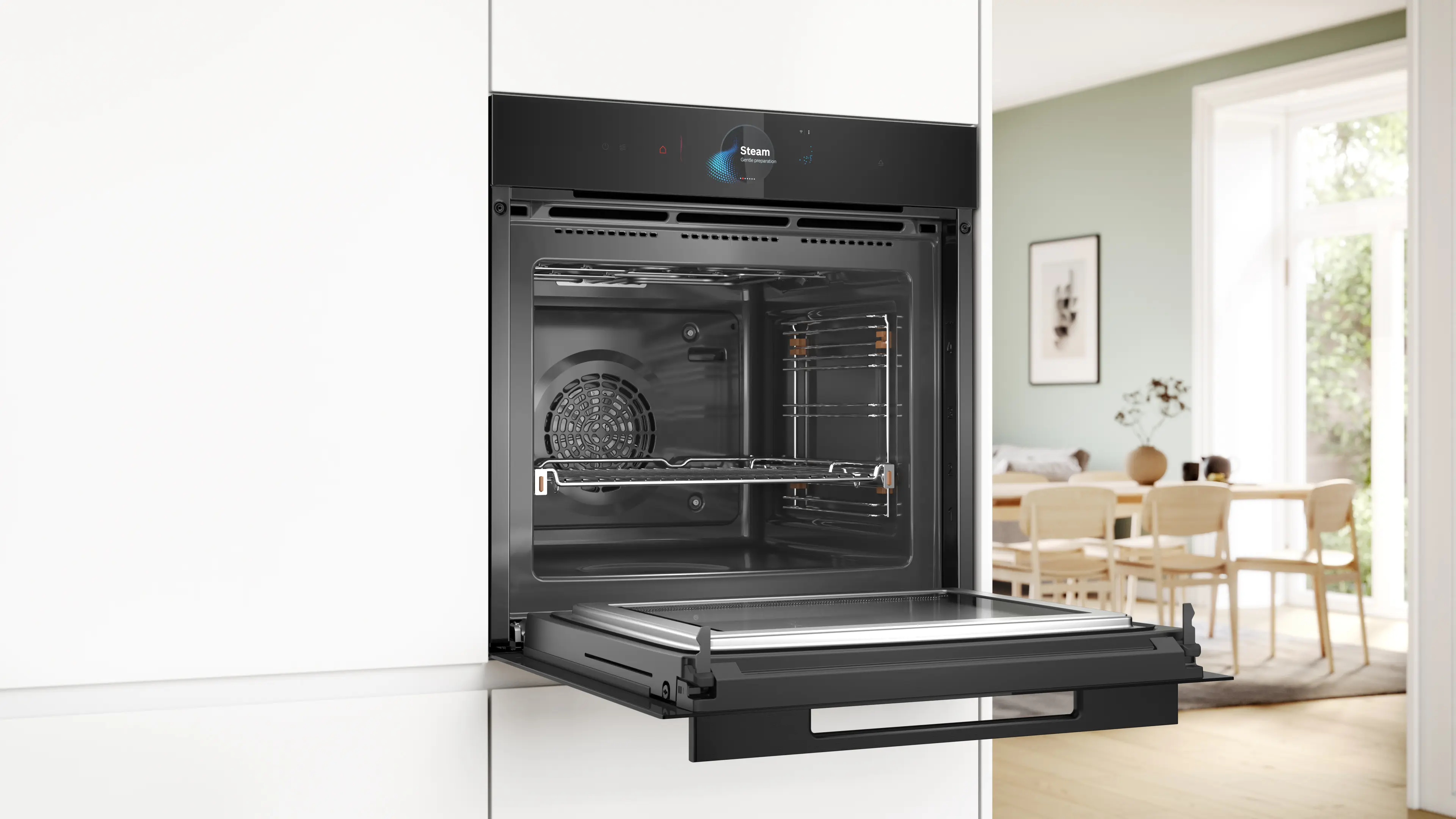 Bosch HNG978QB1 - cuptor multifuncțional cu microunde și abur, Seria 8, încorporabil 60 x 60 cm, Negru, 67 litri [3]