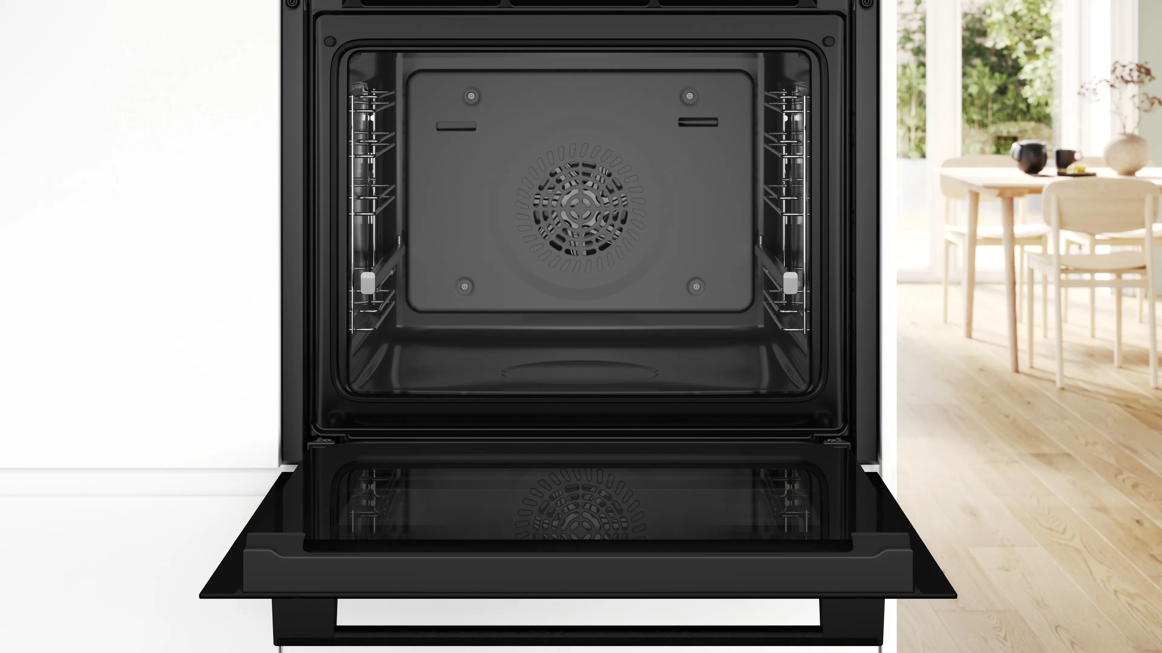 Bosch HQA534EB3 - cuptor multifuncțional cu opțiune de abur, Seria 4, încorporabil 60 x 60 cm, Negru, 71 litri [16]