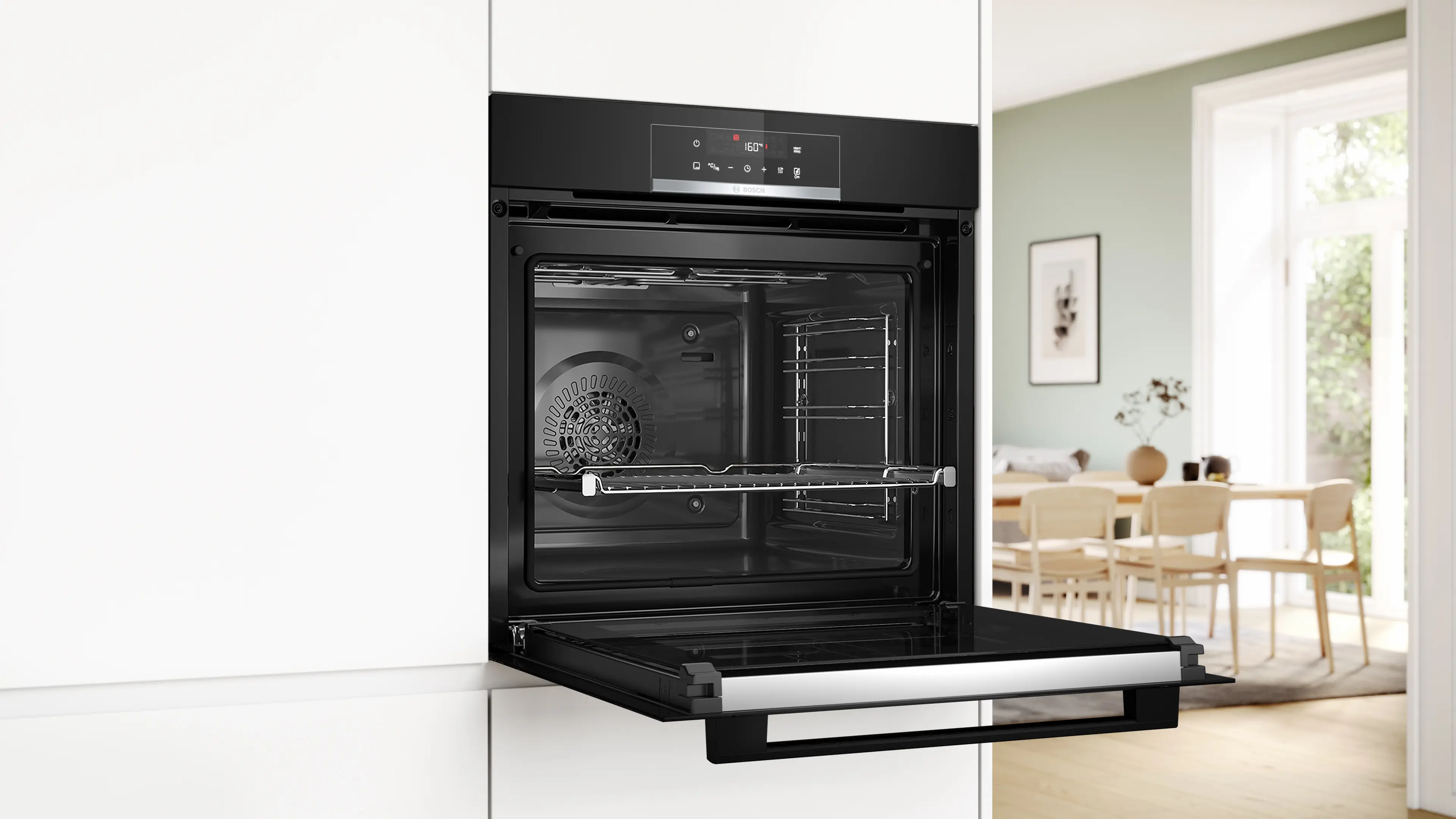 Bosch HQG572EB3 - cuptor multifuncțional cu opțiune de abur, Seria 4, încorporabil 60 x 60 cm, Negru, 71 litri [4]