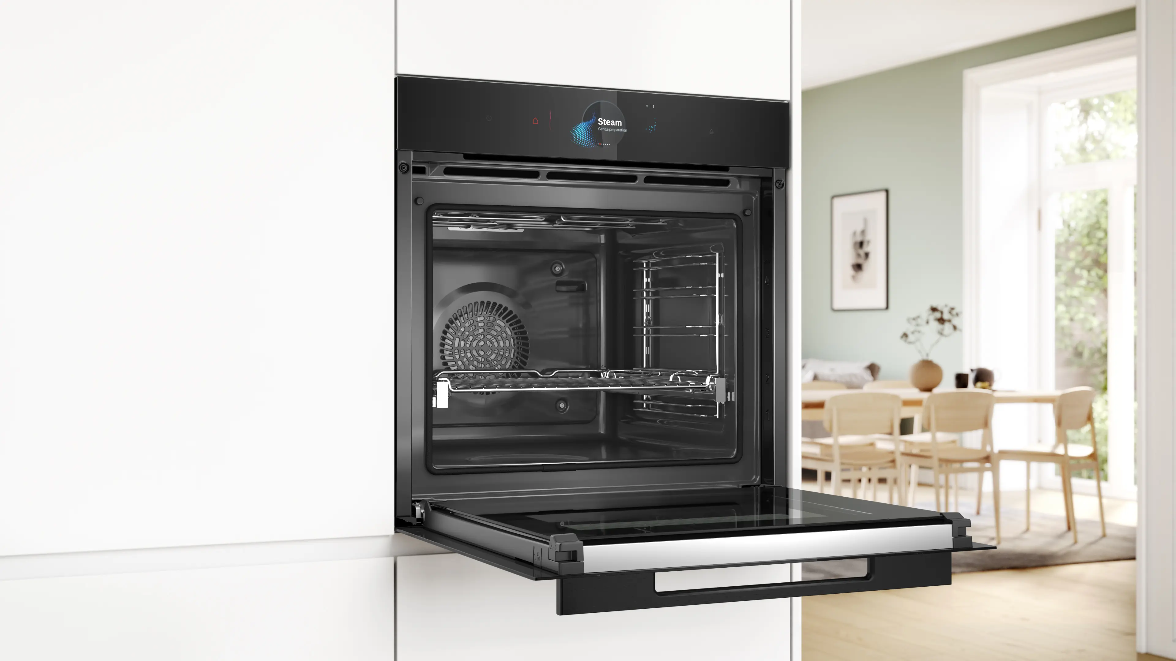 Bosch HRG978NB1 - cuptor multifuncțional cu opțiune de abur, Seria 8, încorporabil 60 x 60 cm, Negru, 71 litri [4]