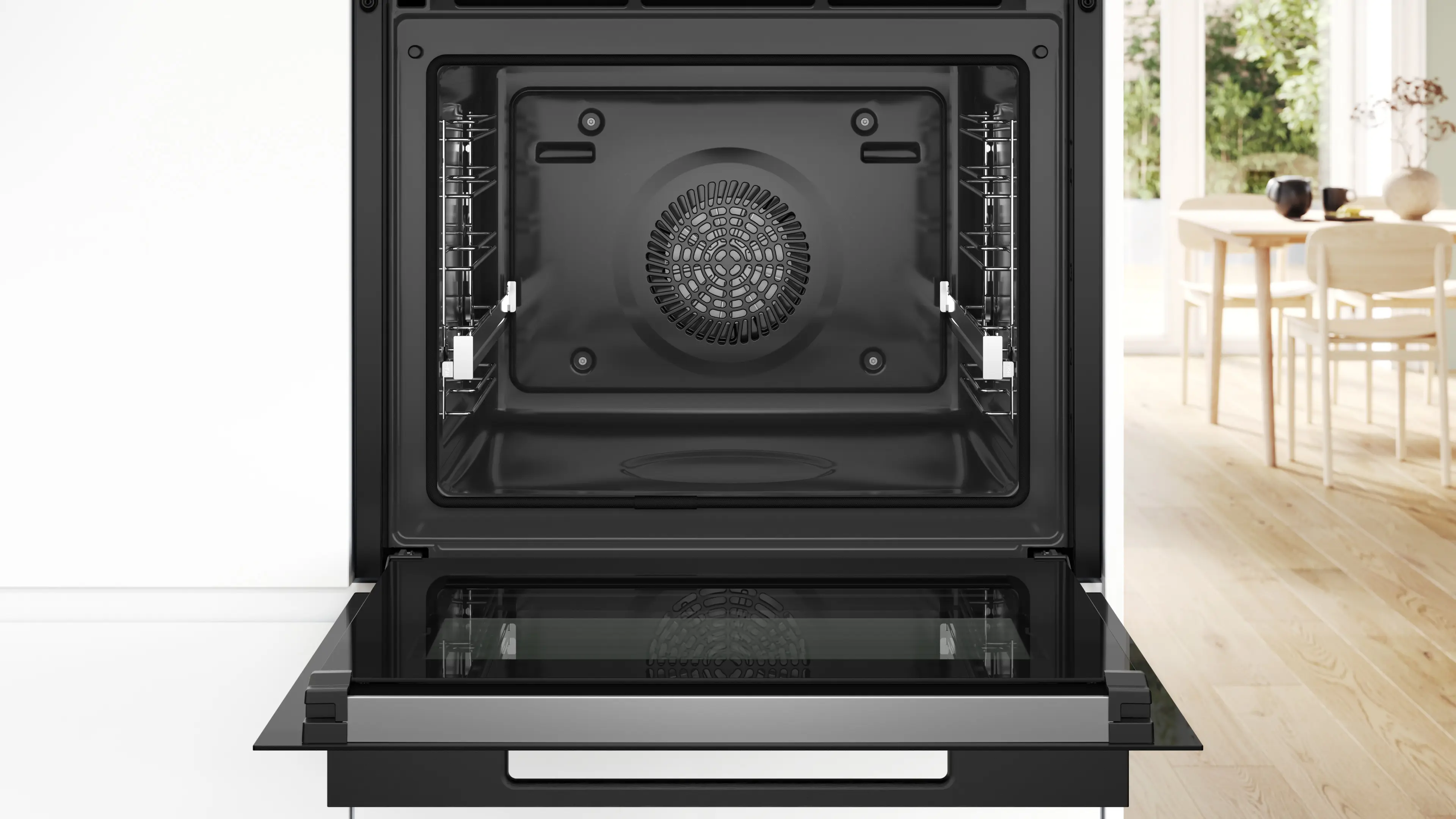 Bosch HRG978NB1 - cuptor multifuncțional cu opțiune de abur, Seria 8, încorporabil 60 x 60 cm, Negru, 71 litri [3]