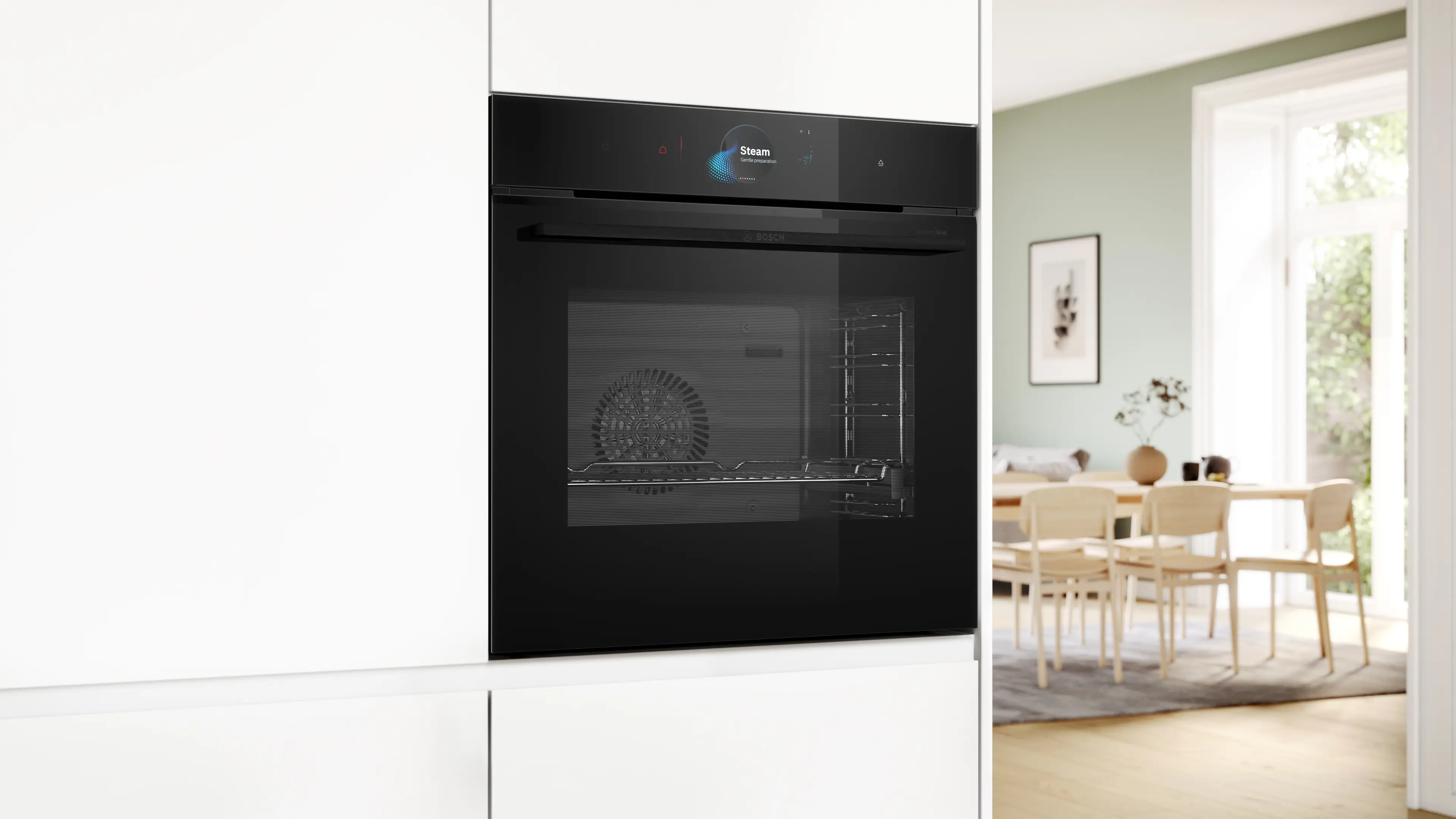 Bosch HSG938EB1 - cuptor încorporabil cu funcție de abur, Seria 8, 60 x 60 cm, Negru, 71 litri [3]