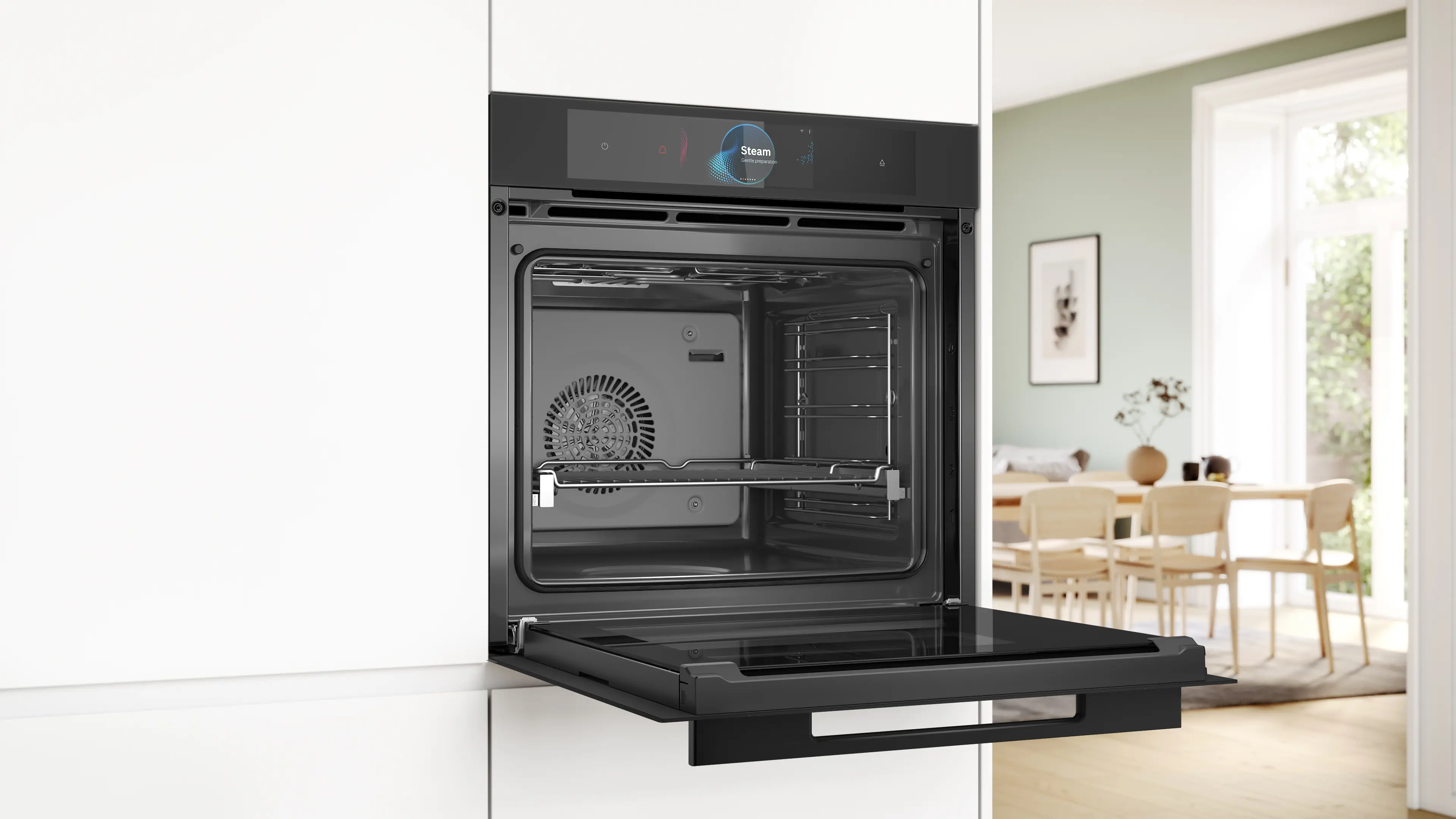 Bosch HSG938EM1 - cuptor încorporabil cu funcție de abur, Seria 8, 60 x 60 cm, Negru Mat, 71 litri [4]