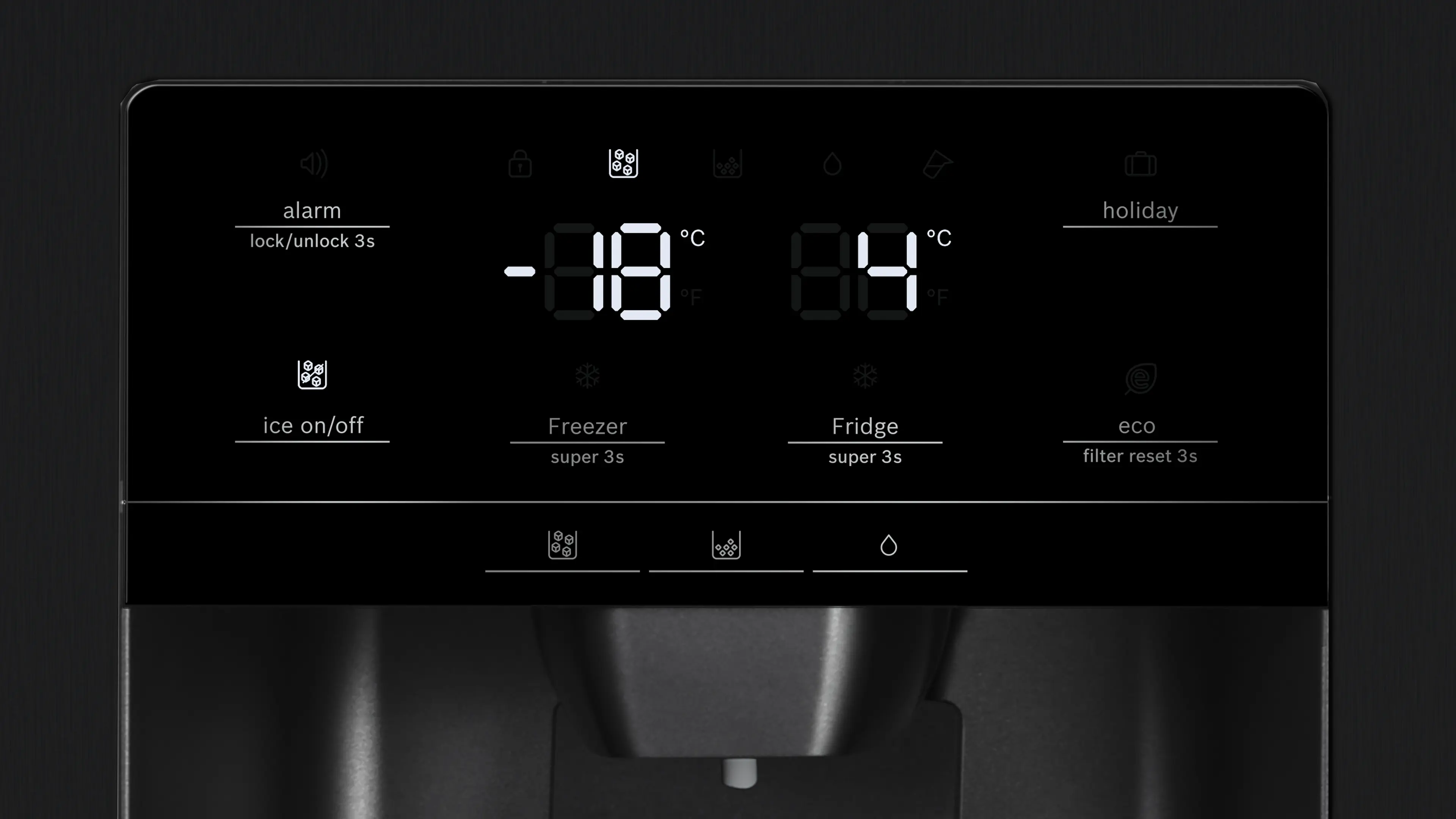 Bosch KAD93ABEP - frigider Side by Side, Seria 6, negru, Total No Frost, dozator apă și gheață [3]
