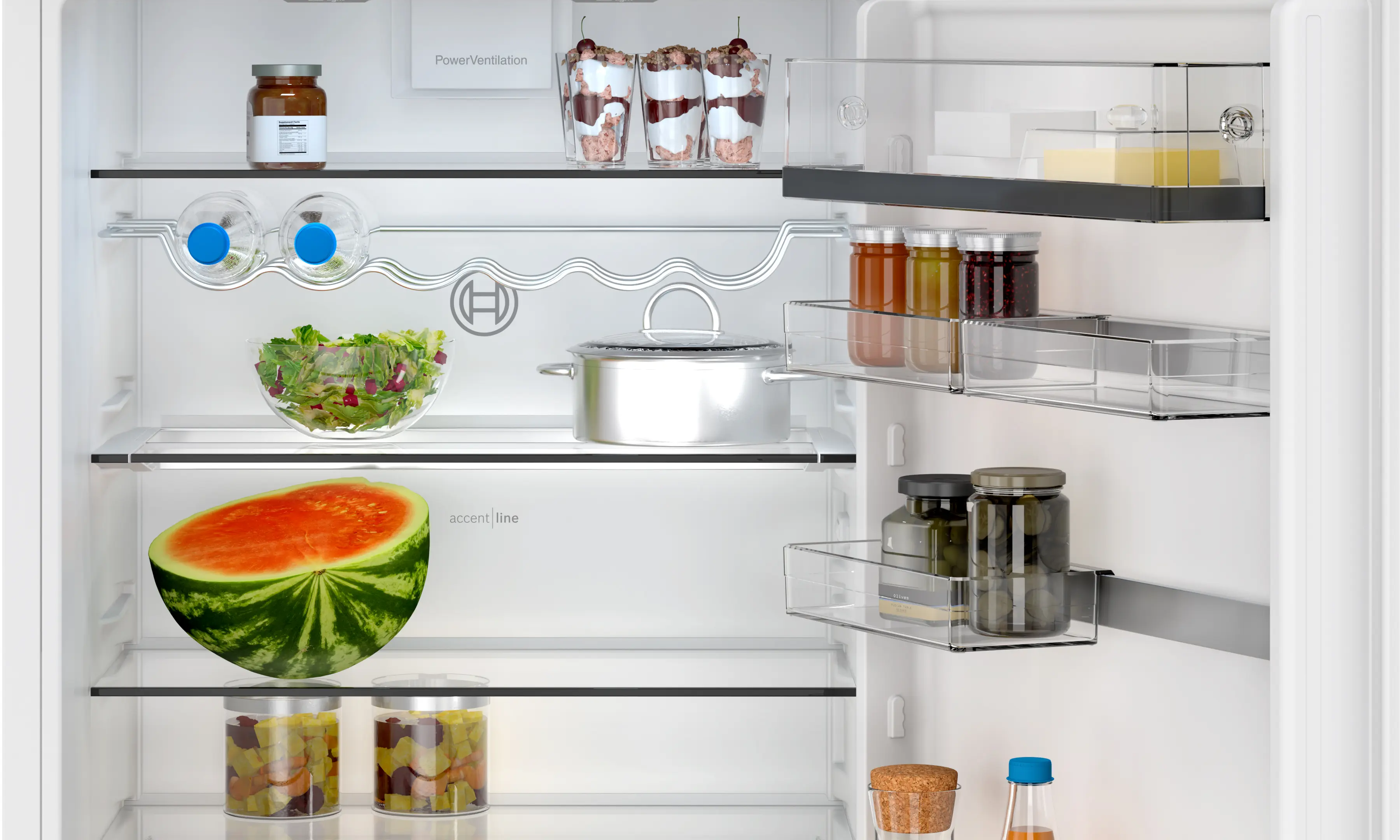 Bosch KBN96SDD0 - combină frigorifică încorporabilă, Seria 6, No Frost, Flex Shelf, 382 litri [4]