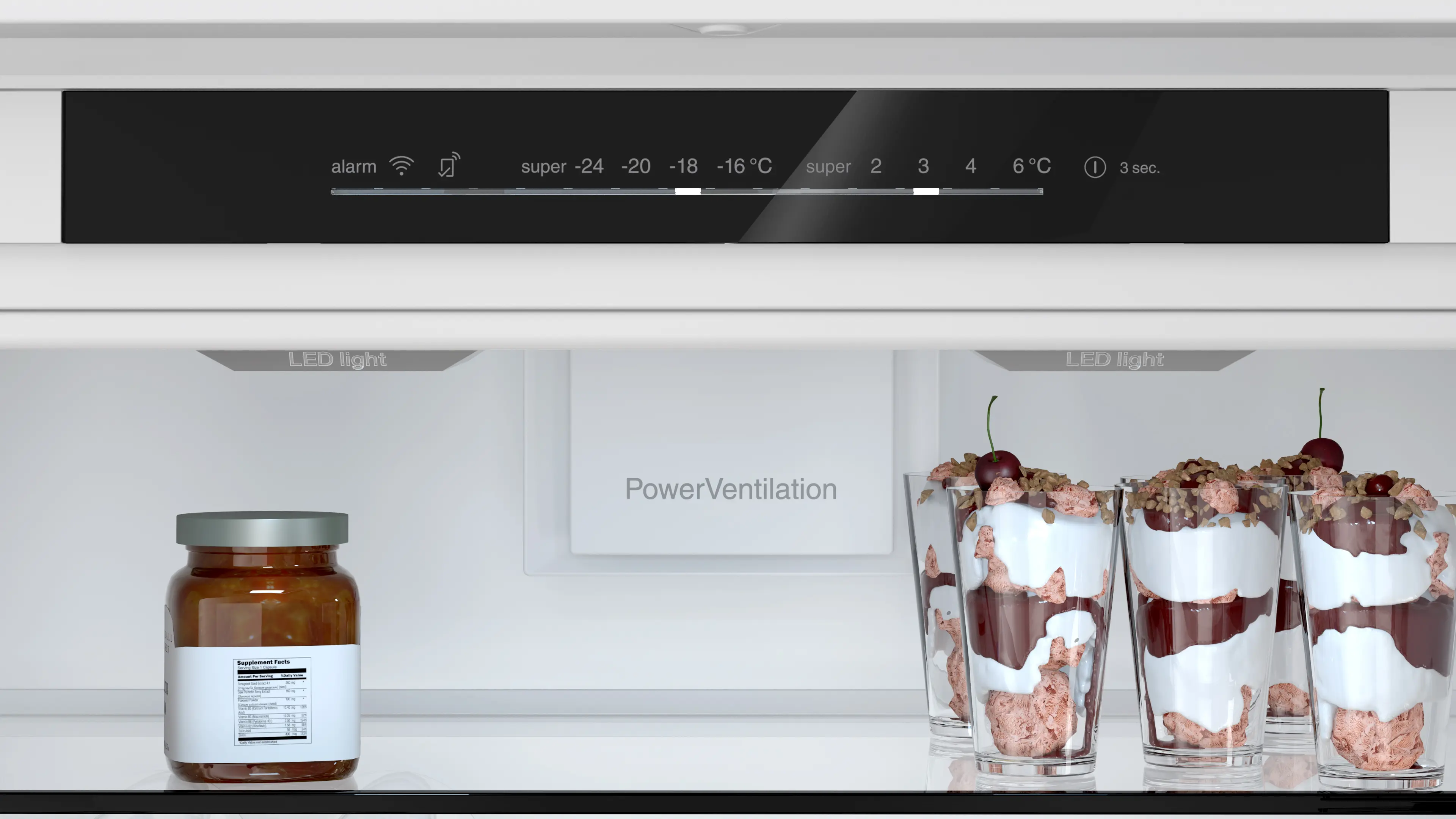 Bosch KBN96SDD0 - combină frigorifică încorporabilă, Seria 6, No Frost, Flex Shelf, 382 litri [3]