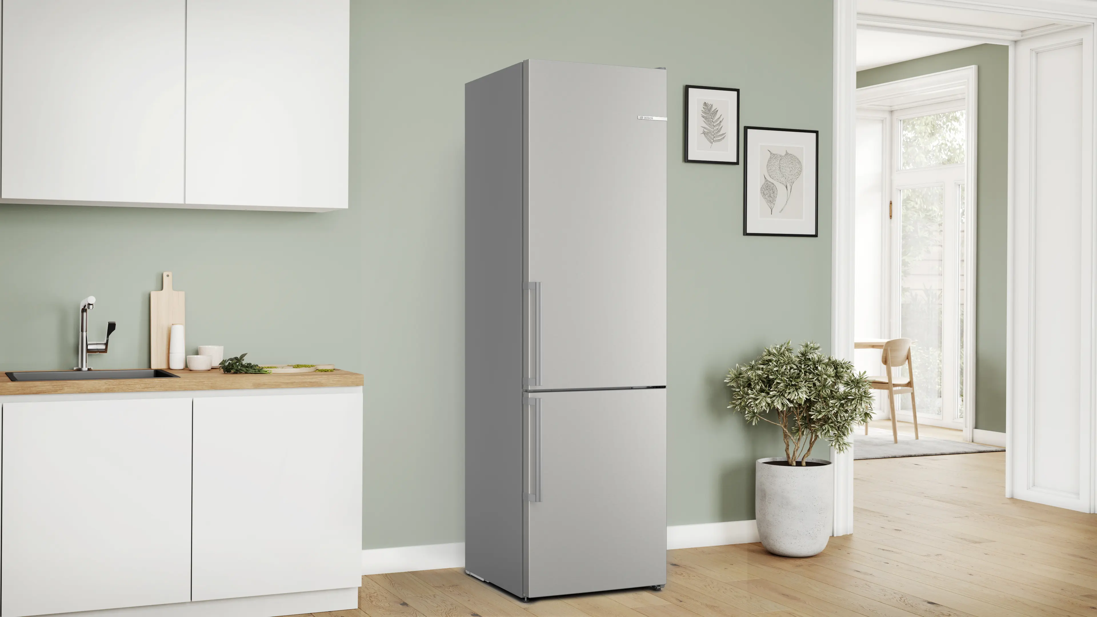 Bosch KGN39VIBT - combină frigorifică independentă, Seria 4, 203 x 60 cm, 260+103 litri, clasa energetică B [6]