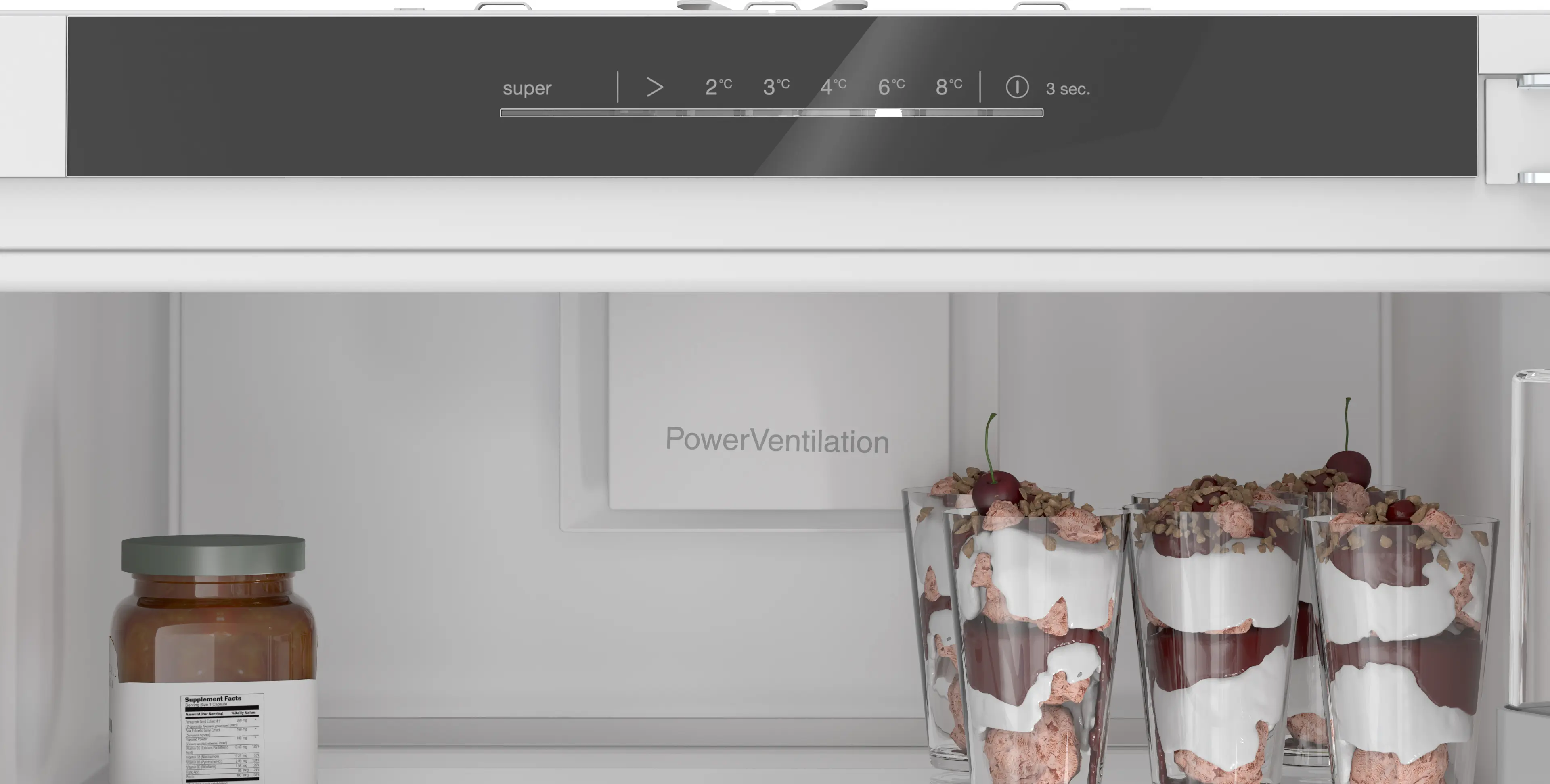 Bosch KIR81ADD0 - frigider încorporabil o ușă, Seria 6, 178 cm, 310 litri, balama amortizată, clasa D [2]