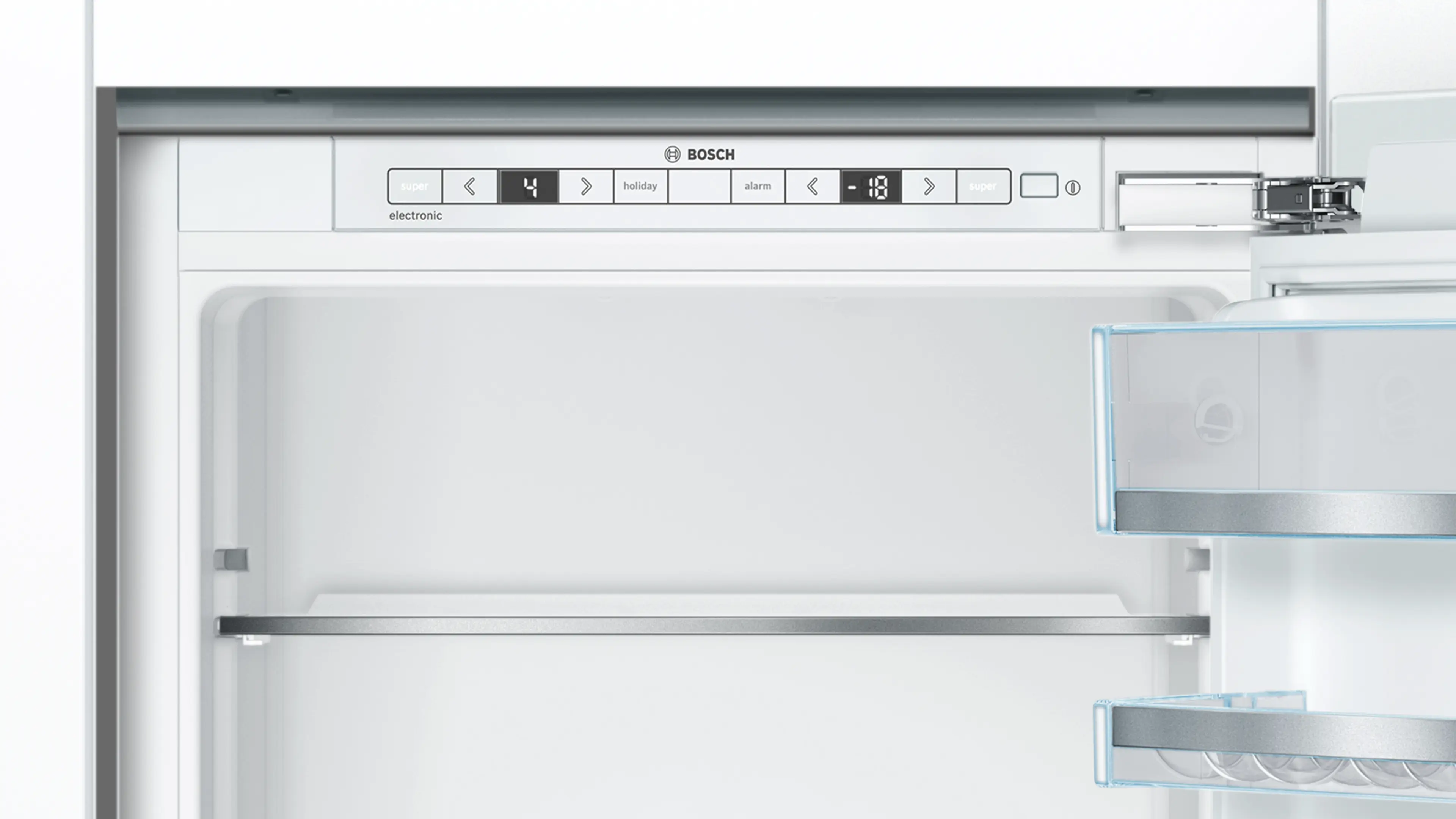 Bosch KIS86AFE0 - combină frigorifică încorporabilă, Seria 6, 177,2 cm, 266 litri, balama plată, clasa E [2]