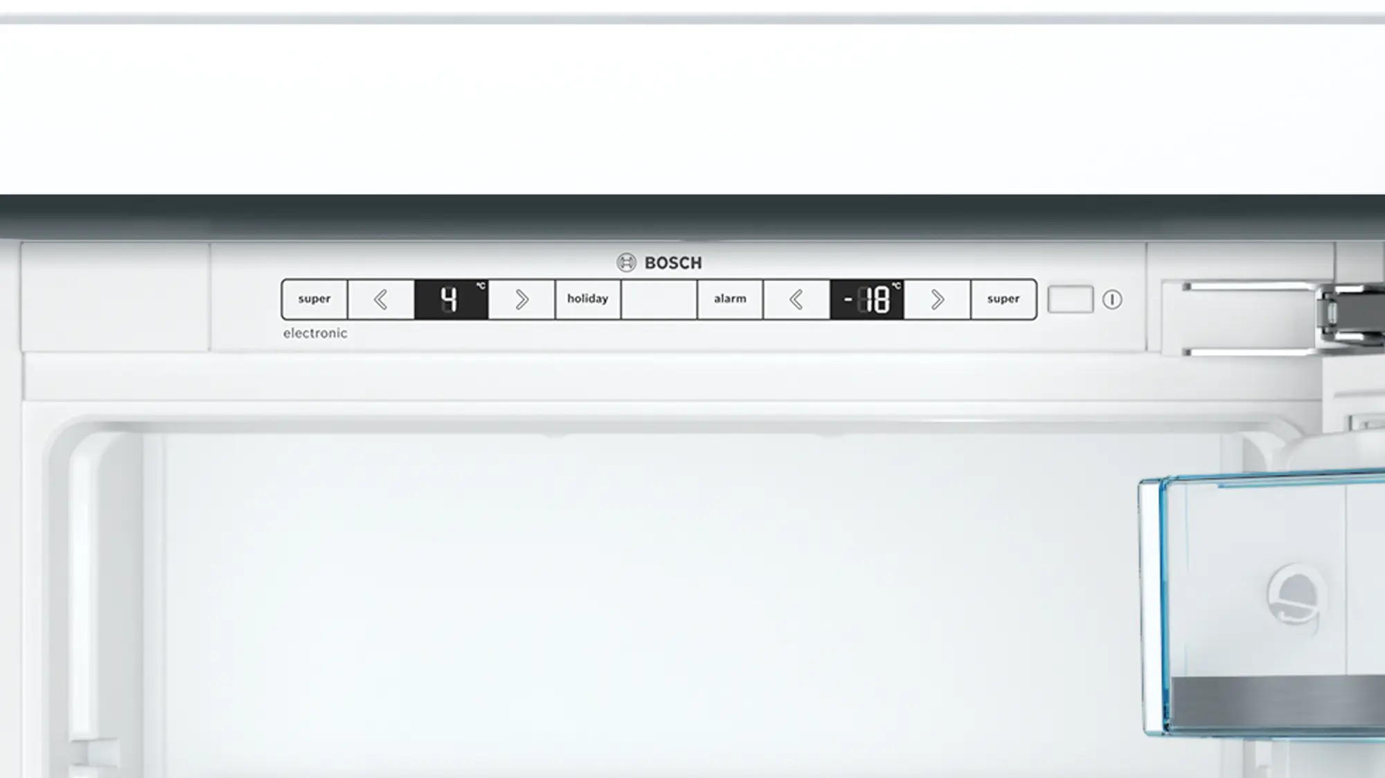 Bosch KIS87AFE0 - combină frigorifică încorporabilă, Seria 6, 177,2 cm, 272 litri, balama plată, clasa E [3]