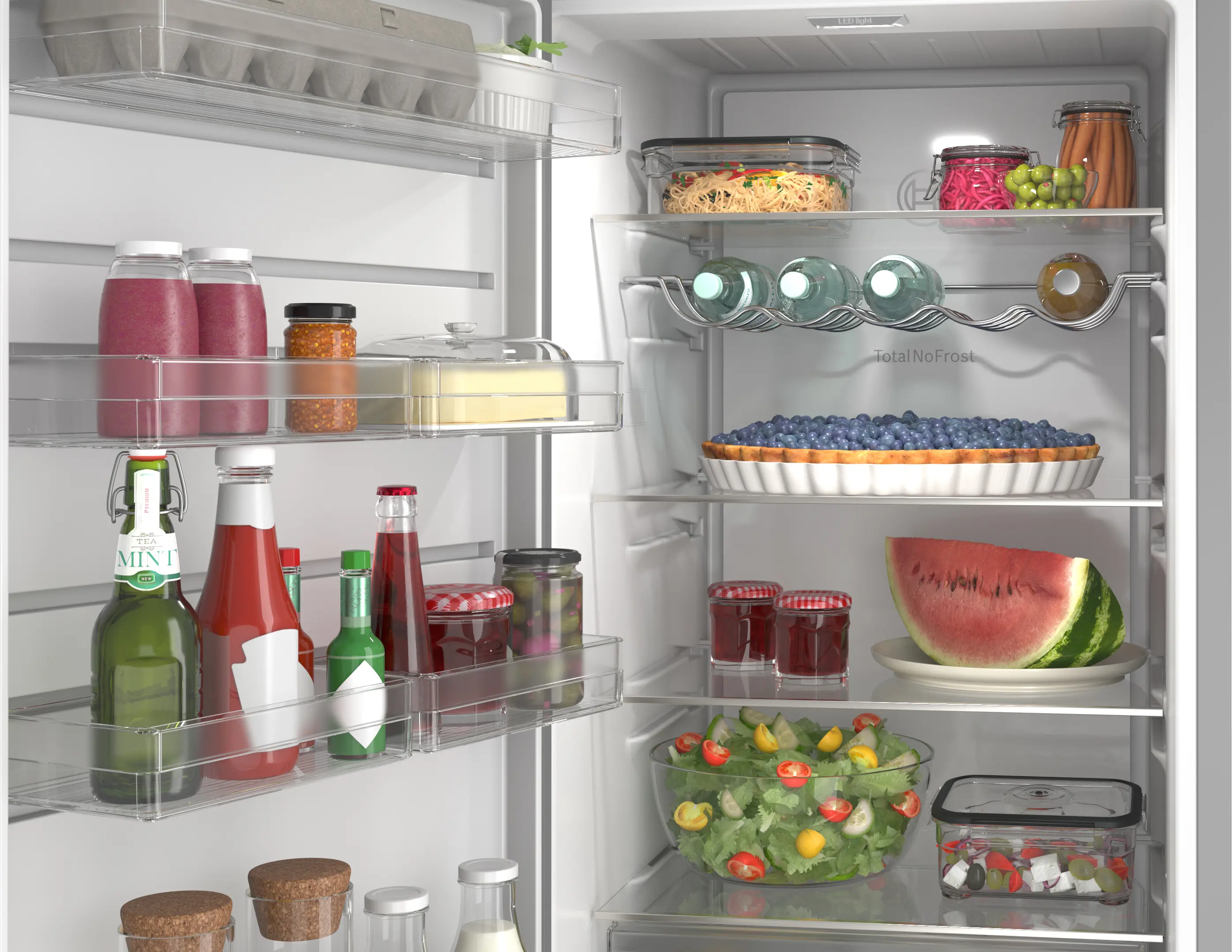 Bosch KSN36VLDG - frigider independent o ușă, Seria 4, 402 litri, Inox Look, clasa D [3]