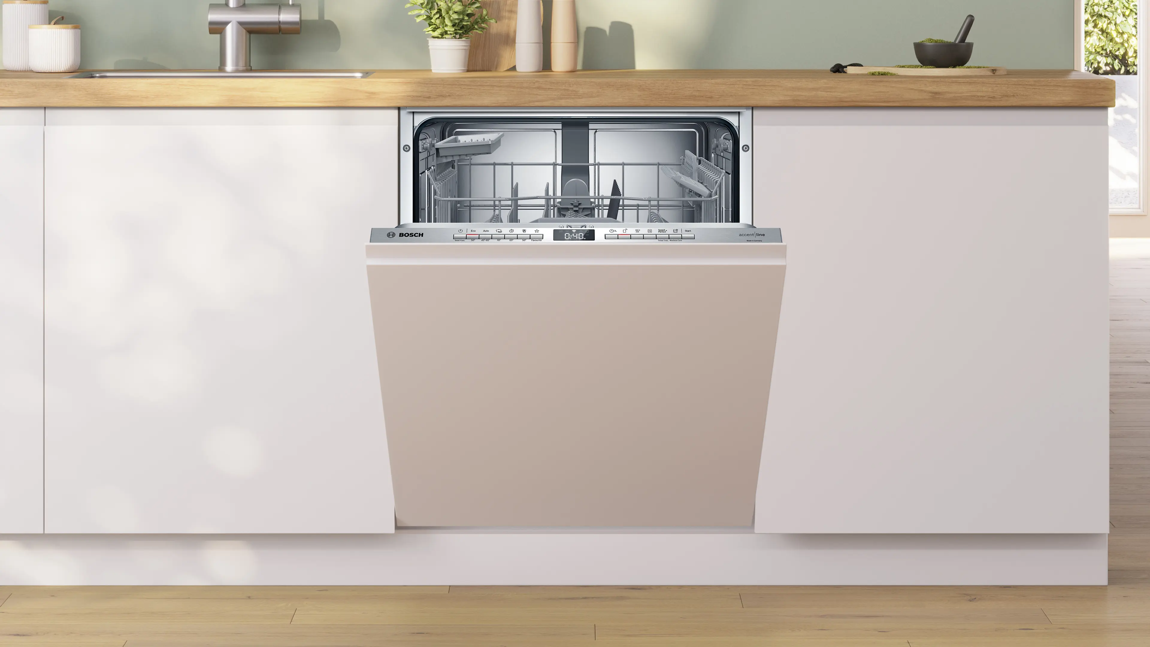 Bosch SMH4HB808E - mașină de spălat vase complet încorporabilă, Seria 4, 60 cm, 13 seturi, Status Light, clasa C [2]