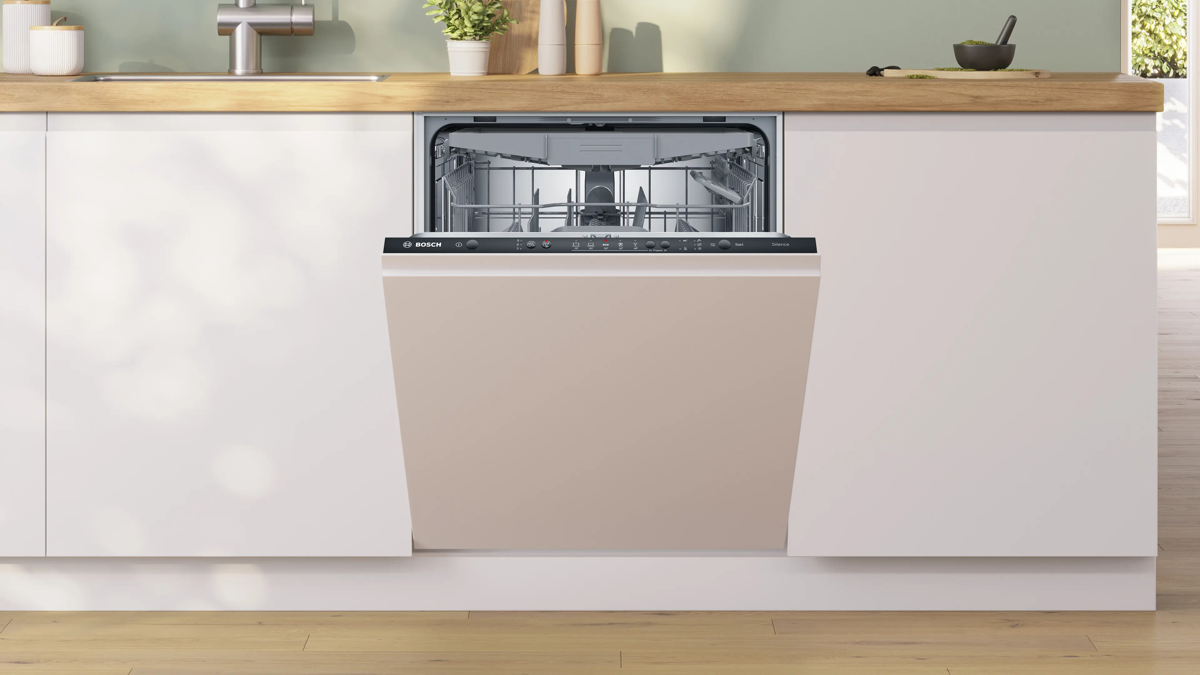 Bosch SMV25EX02E - mașină de spălat vase complet încorporabilă, Seria 2, 60 cm, 13 seturi, RackMatic, clasa E [2]