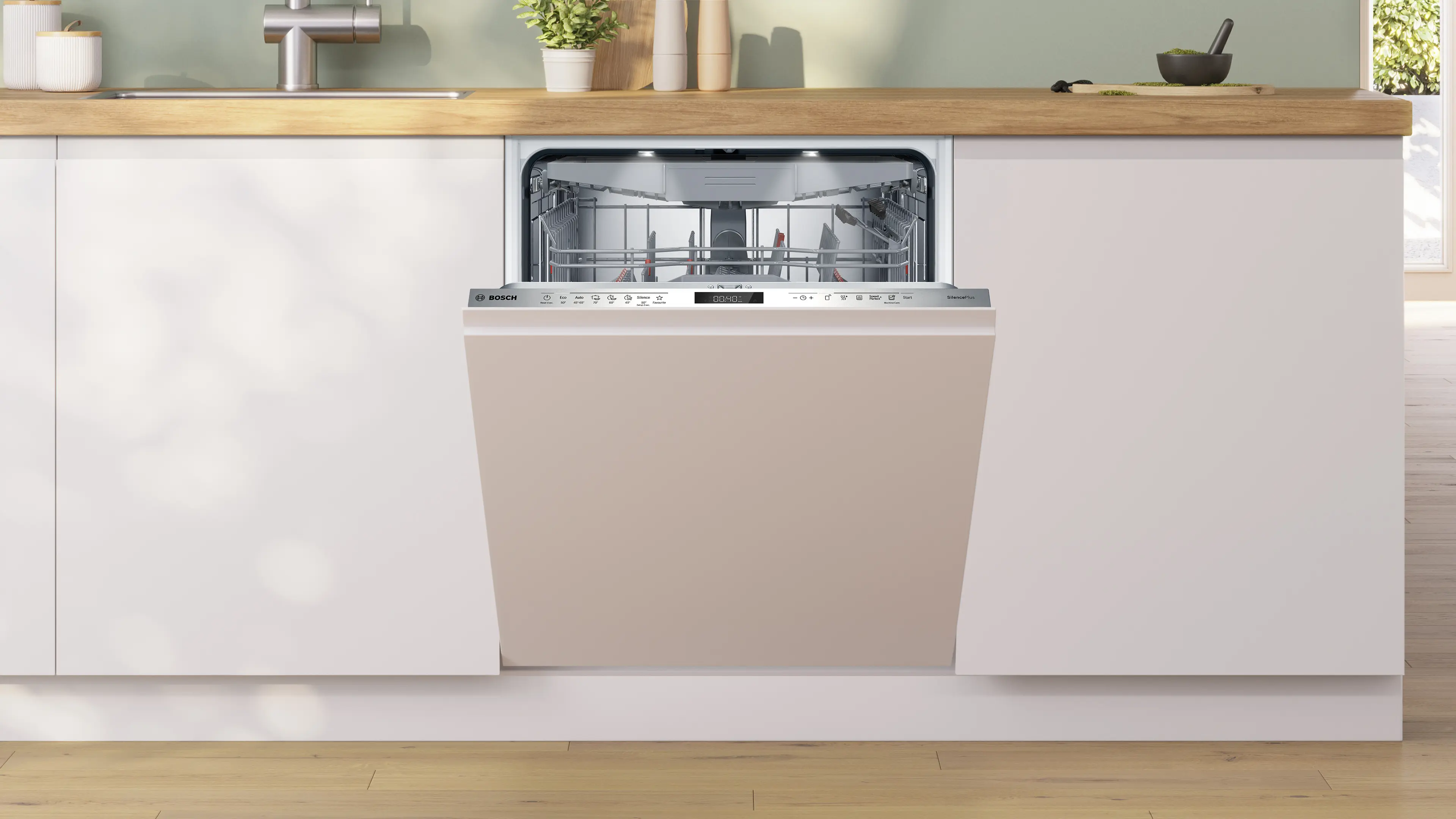 Bosch SMV6ECX20E - mașină de spălat vase complet încorporabilă, Seria 6, 60 cm, 14 seturi, EfficientDry, clasa A [2]