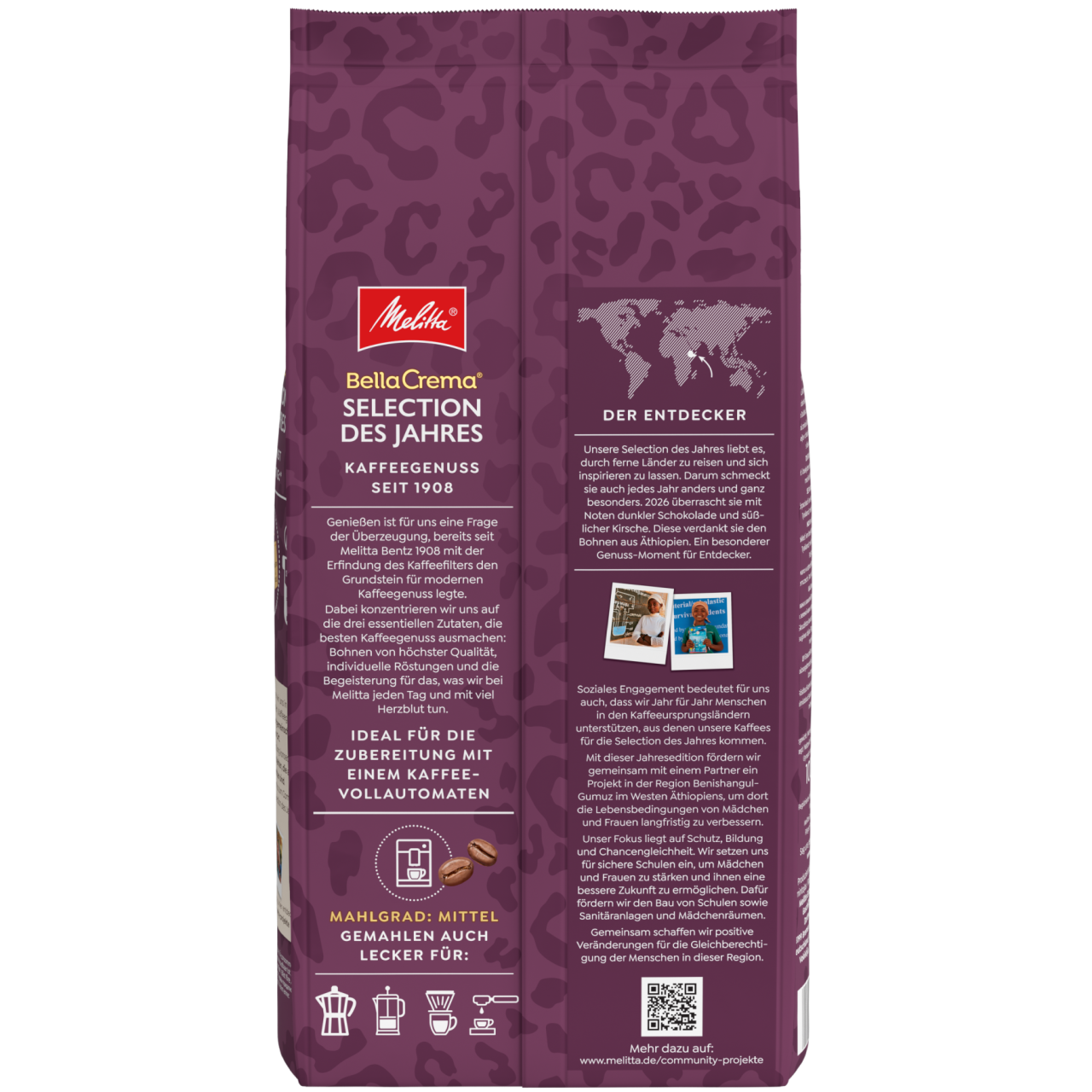 Cafea boabe Melitta Bella Crema Selection des Jahres 2026 1 kg [2]