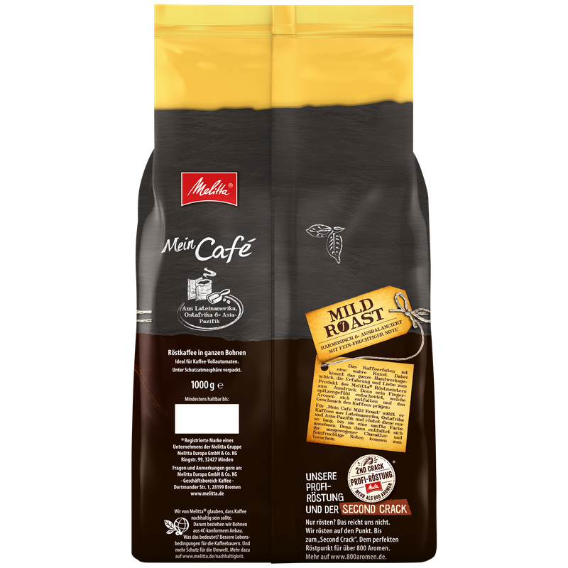Cafea boabe Melitta Mein Café Mild Roast 1 kg [4]