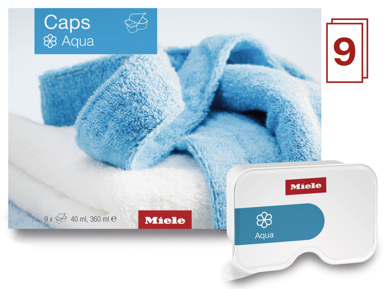 Capsule balsam de rufe Miele Caps Aqua WA CSOA 0902 L, 9 bucăți [3]