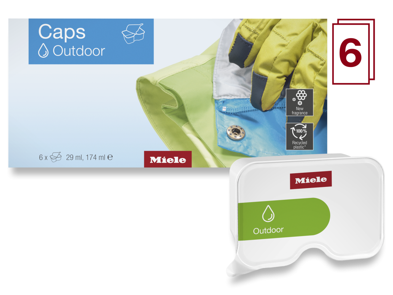 Capsule detergent Miele Caps Outdoor WA COU 0603 L, 6 bucăți [3]
