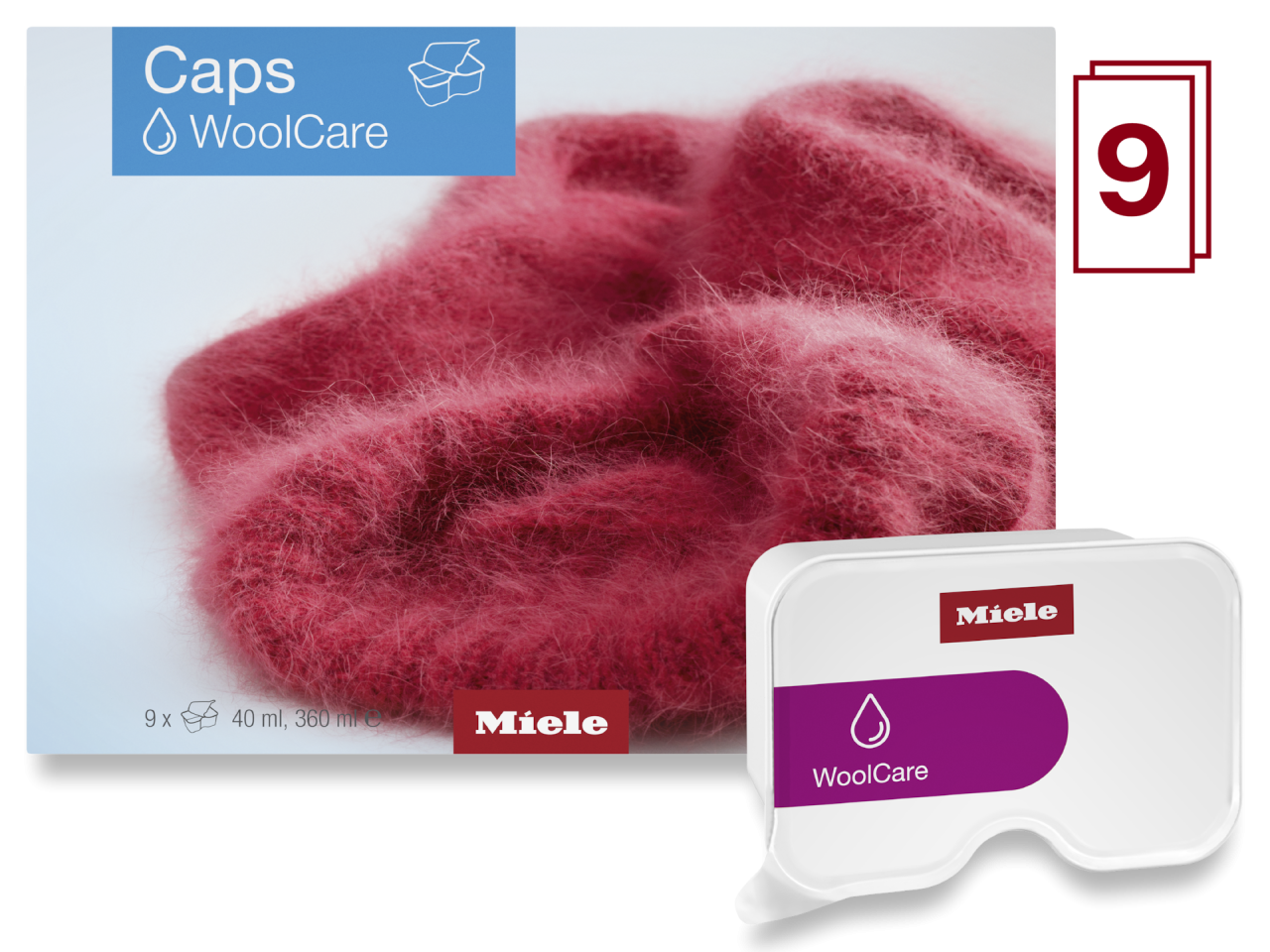 Capsule detergent Miele Caps WoolCare WA CWC 0902 L, 9 bucăți [3]