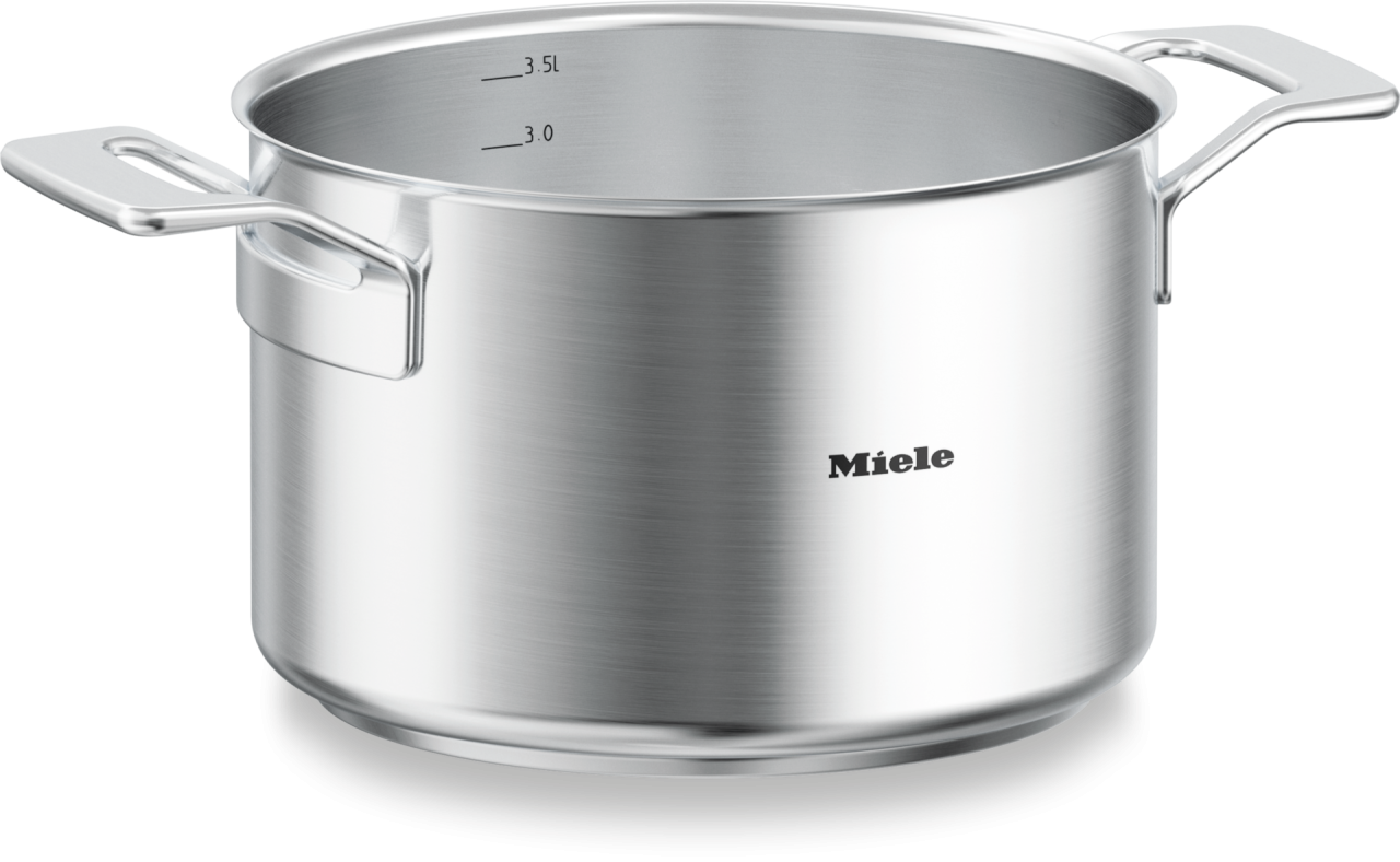 Caserolă din inox cu capac Miele KMKT 2040-3, 20 cm / 4 l, pentru toate plitele [3]