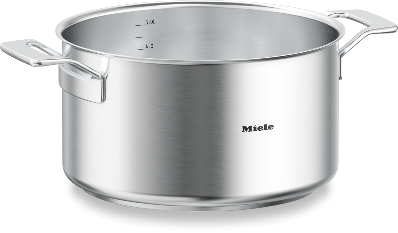 Caserolă din inox cu capac Miele KMKT 2460-3, 24 cm / 6 l, pentru toate plitele [3]