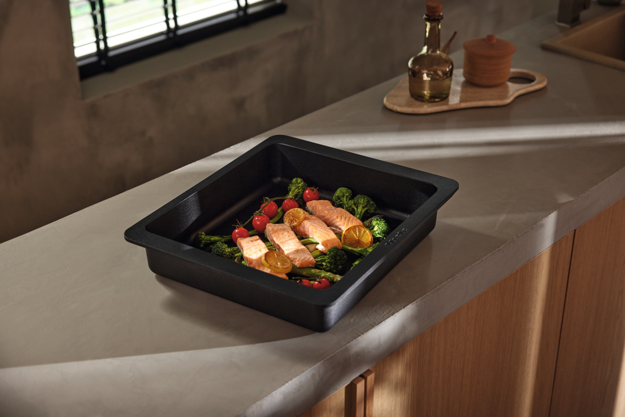 Caserolă gourmet Miele HUB 5001-XL, capacitate aprox. 8 kg, pentru cuptoare [6]