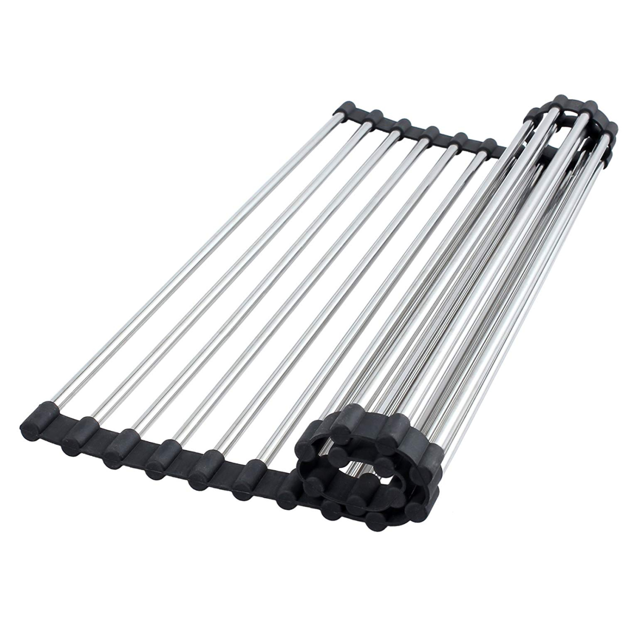 Chiuveta bucatarie HORECA inox dubla CookingAid VENUS-R Workstation cu dozator detergent, scurgator vase/paste/fructe, gratar rulabil inox + accesorii montaj [8]