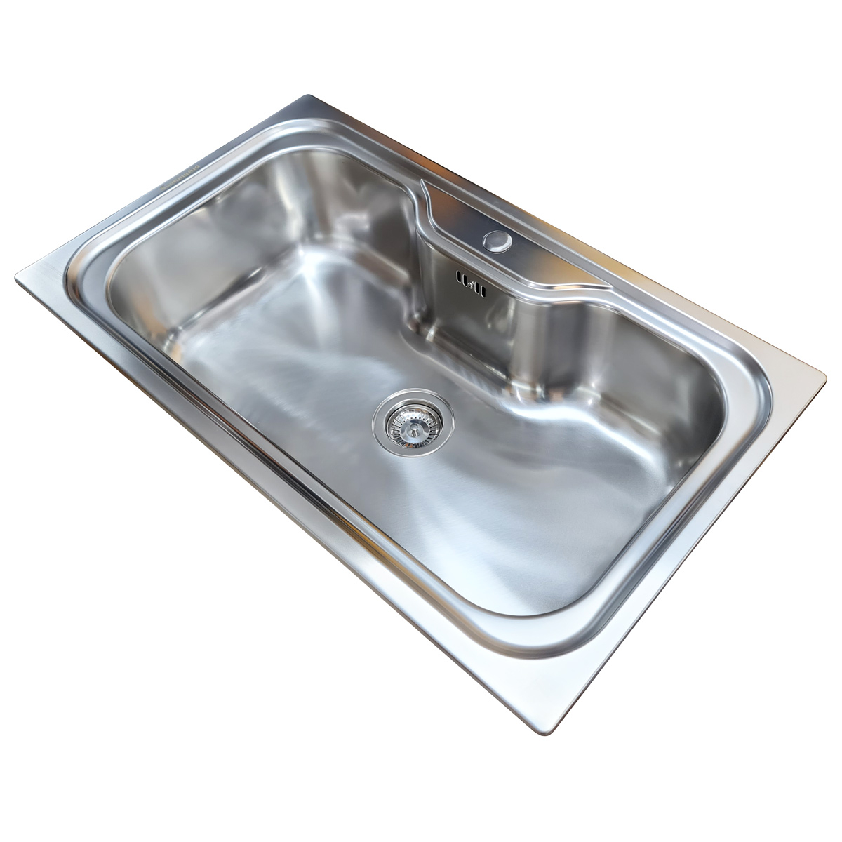 Chiuveta bucatarie inox CookingAid SELENA BIG ONE, 860x510x220mm cu accesorii montaj [8]