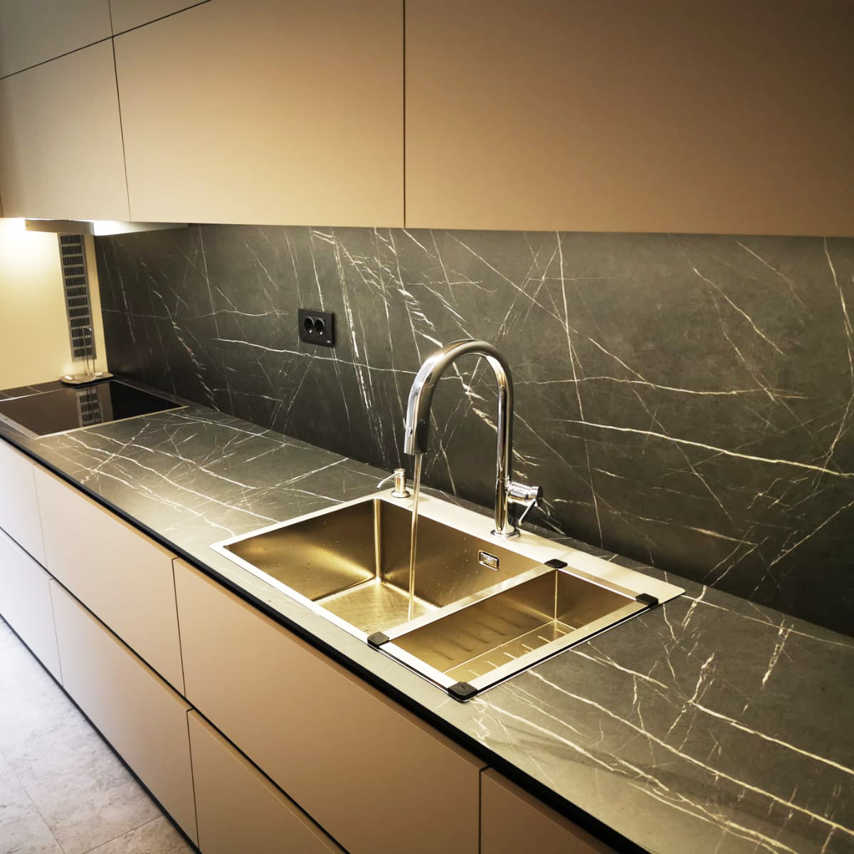 Chiuveta bucatarie inox CookingAid TASCA ASOLO AA65 cu montaj pe blat sau la nivelul blatului si accesorii montaj [14]