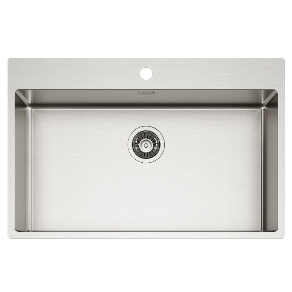 Chiuveta bucatarie inox CookingAid TASCA ASOLO AA74 cu montaj pe blat sau la nivelul blatului si accesorii montaj [3]