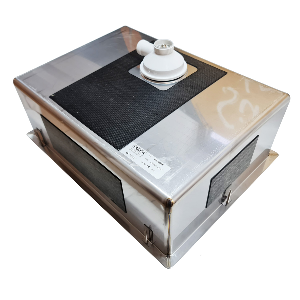 Chiuveta bucatarie inox CookingAid TASCA CANOVA CA55 cu montaj pe blat, sub blat sau la nivelul blatului si accesorii montaj [12]