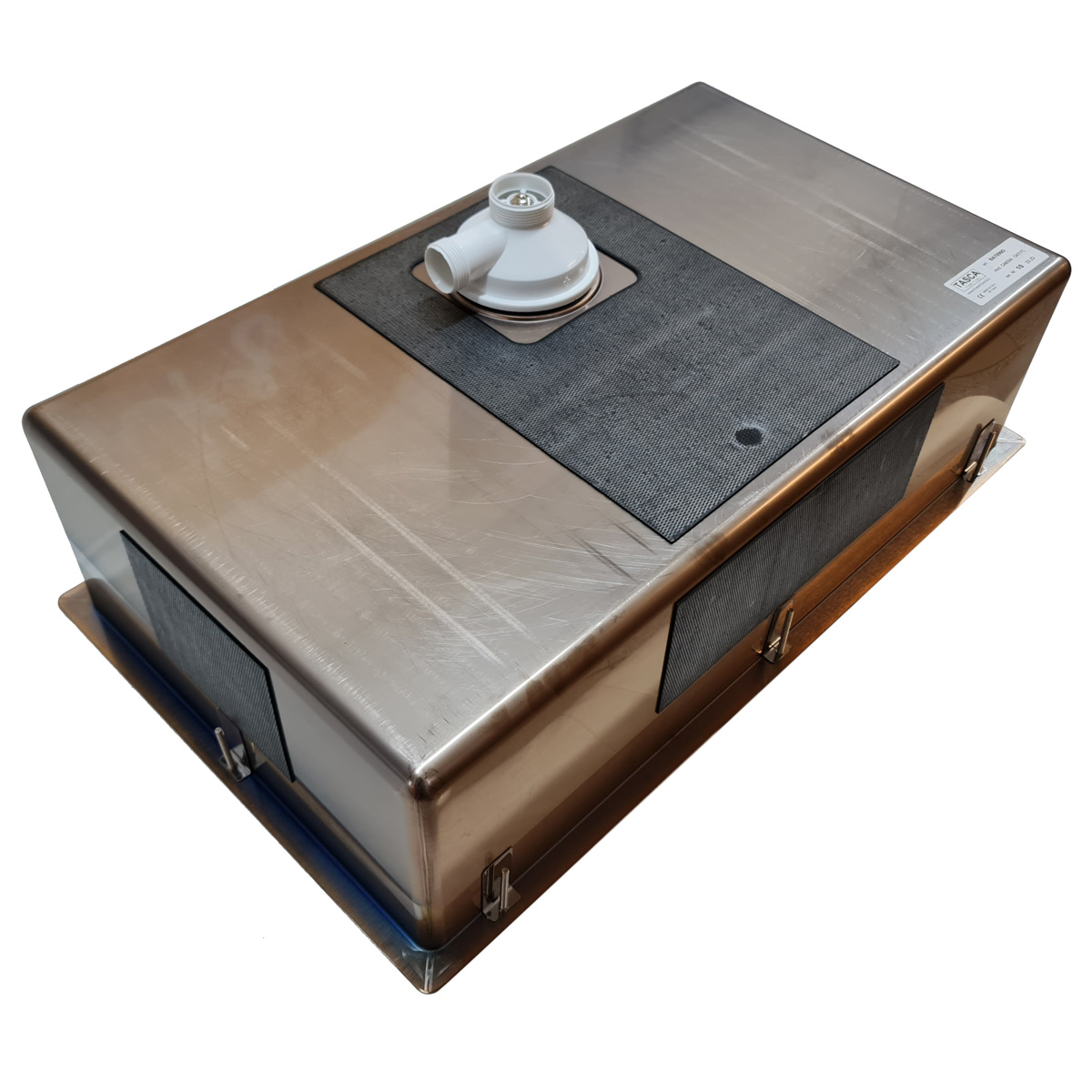 Chiuveta bucatarie inox CookingAid TASCA CANOVA CA70 COPPER cu strat PVD ceramic culoare cupru cu montaj pe blat, sub blat sau la nivelul blatului si accesorii montaj [12]