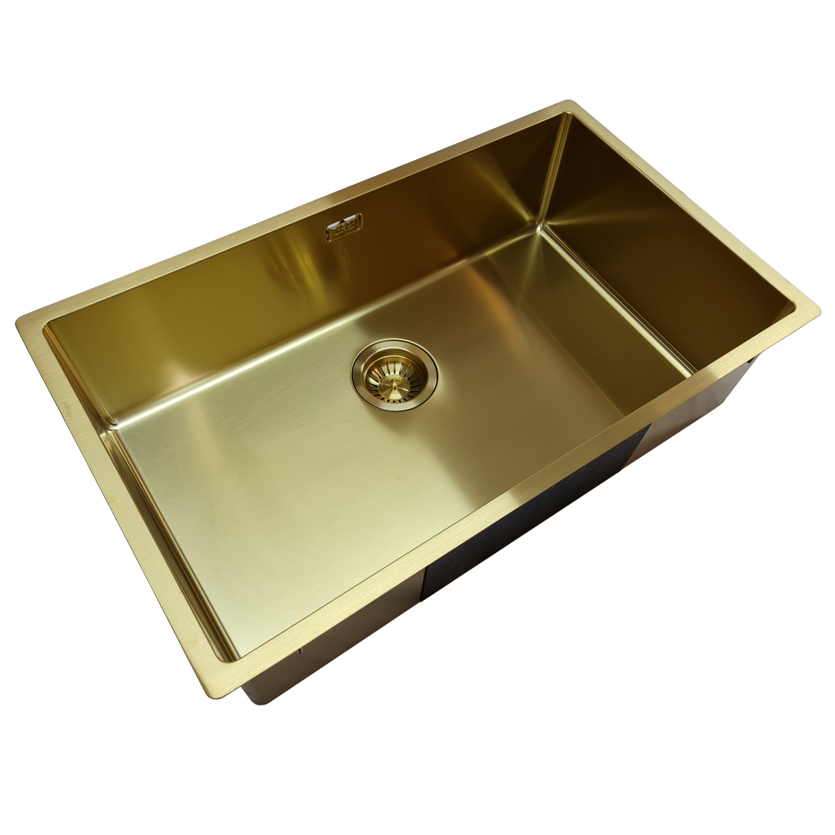 Chiuveta bucatarie inox CookingAid TASCA CANOVA CA70 GOLD cu strat PVD ceramic culoare aurie cu montaj pe blat, sub blat sau la nivelul blatului si accesorii montaj [6]