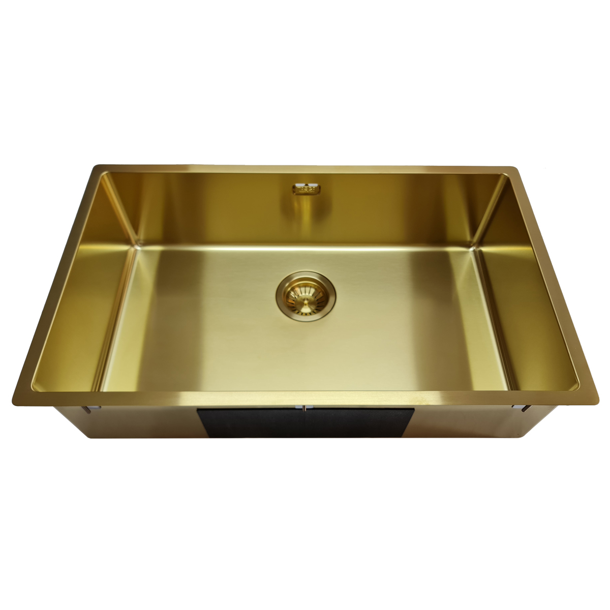 Chiuveta bucatarie inox CookingAid TASCA CANOVA CA70 GOLD cu strat PVD ceramic culoare aurie cu montaj pe blat, sub blat sau la nivelul blatului si accesorii montaj [5]