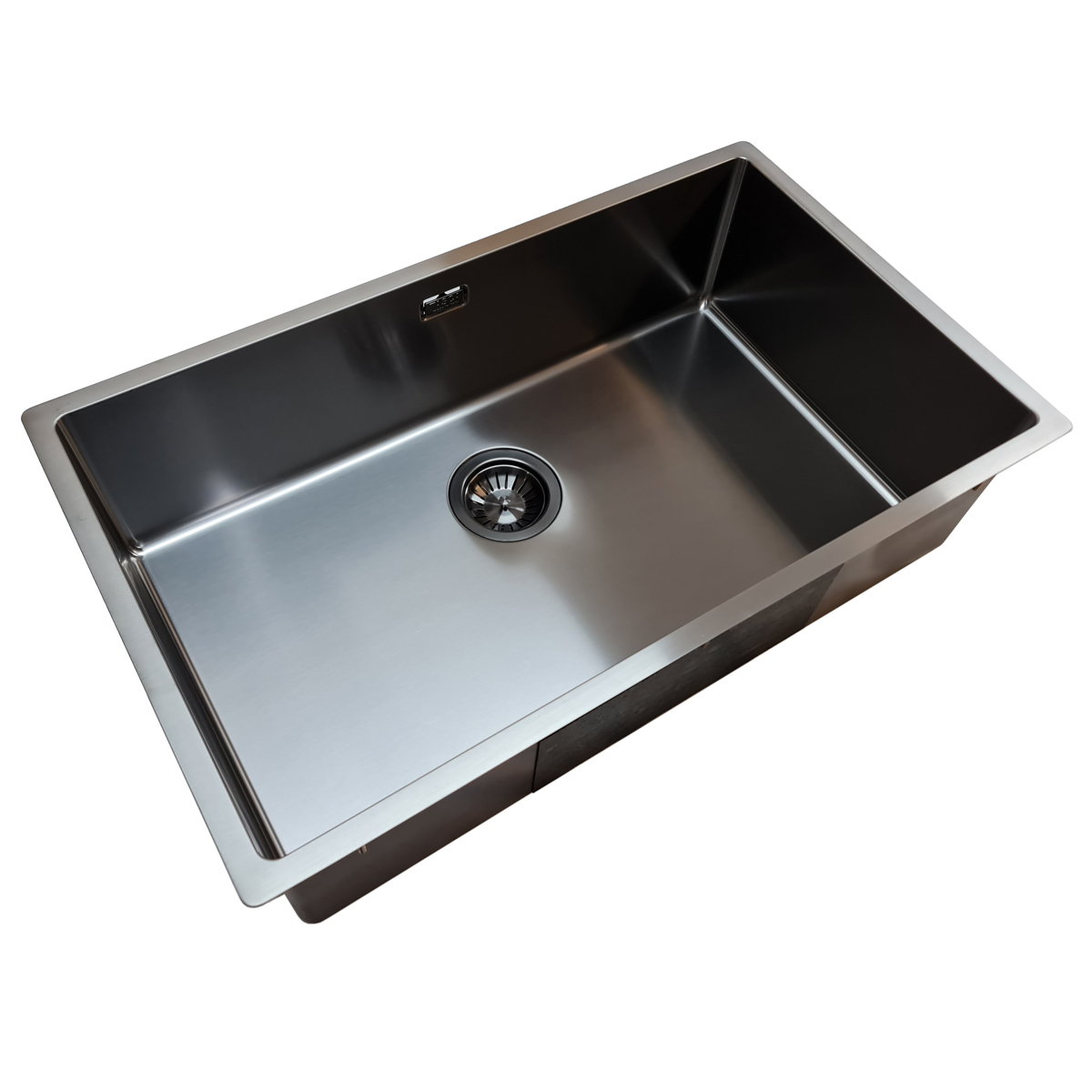 Chiuveta bucatarie inox CookingAid TASCA CANOVA CA70 GUN METAL cu strat PVD ceramic culoare gri inchis / negru antracit cu montaj pe blat, sub blat sau la nivelul blatului si accesorii montaj [6]